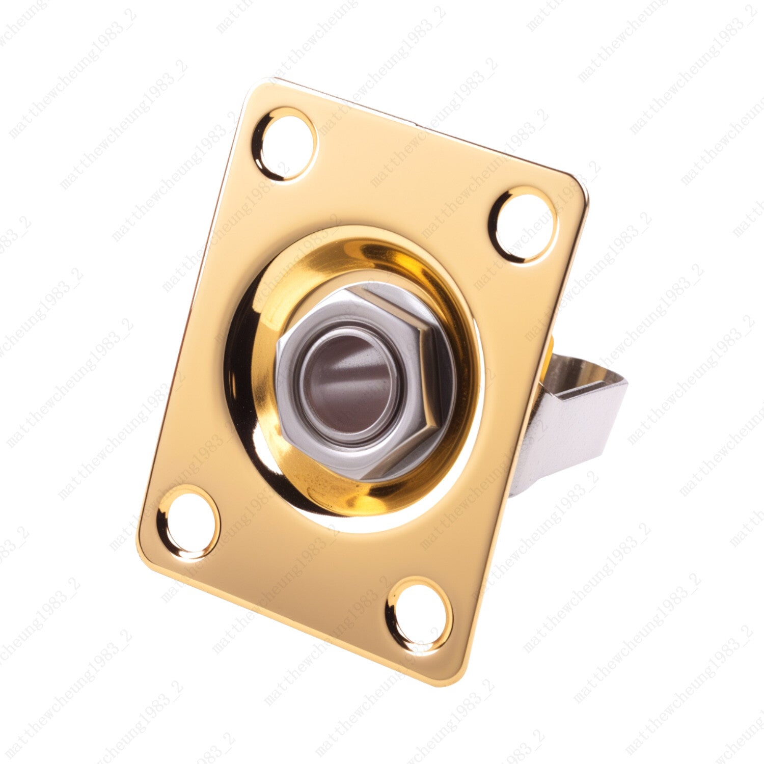 Electric Guitar Output Jack Plate Square Rectangle Socket Screws For Tele LP