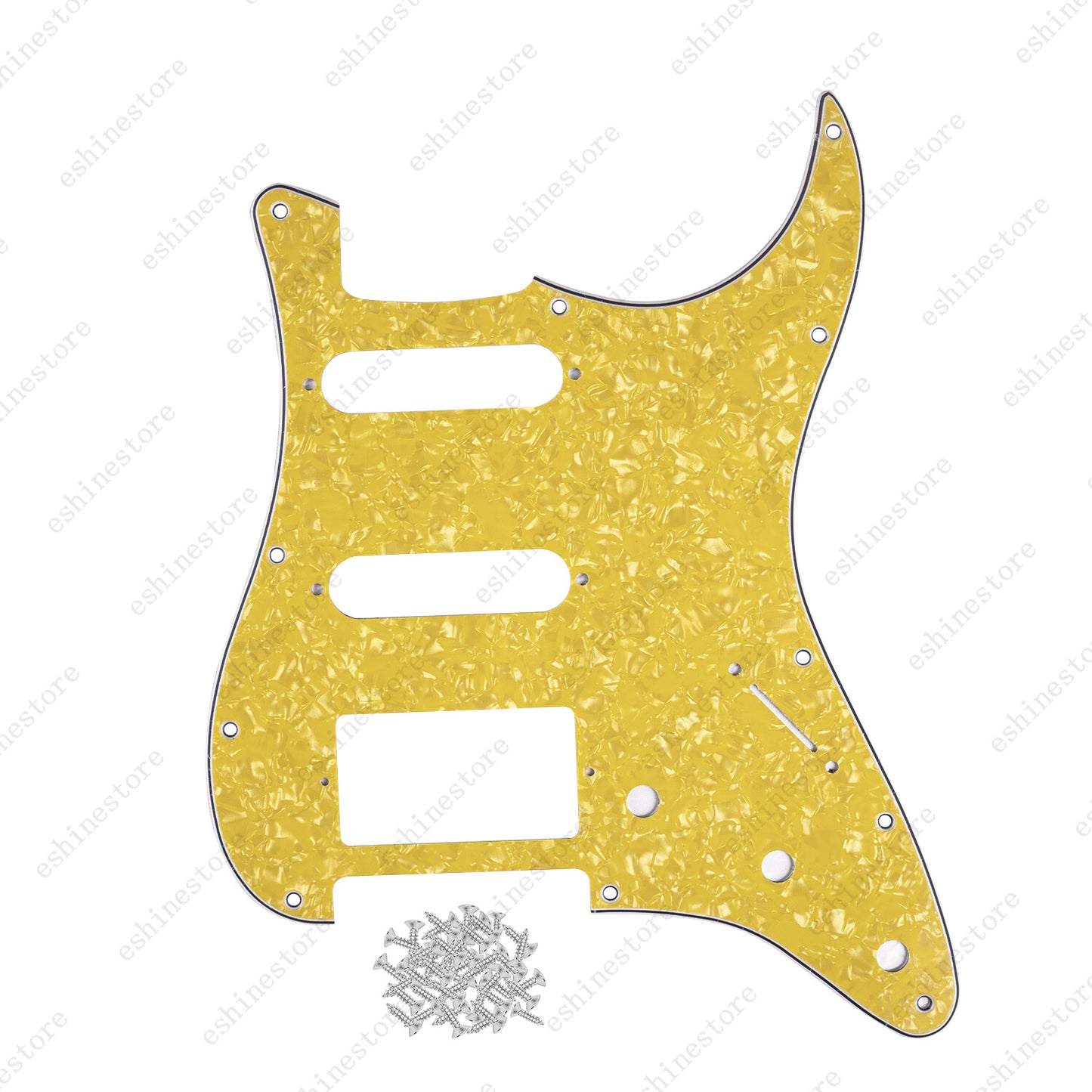 11 Hole SSH Strat Style Pickguard & Screw For USA MIM FENDER Strat Multicolors