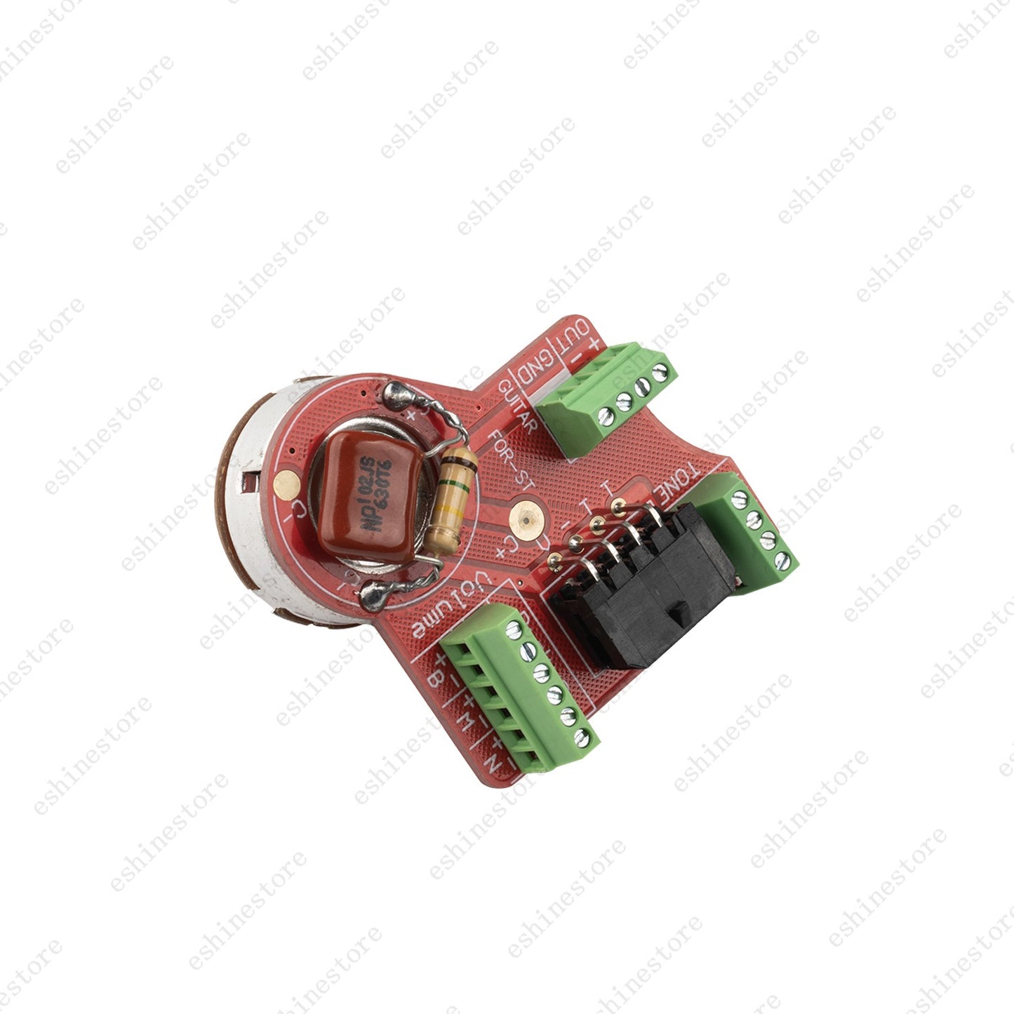Solderless Custom Dual Tone Wiring Harness-18mm Brass shaft Pot For Stratocaster
