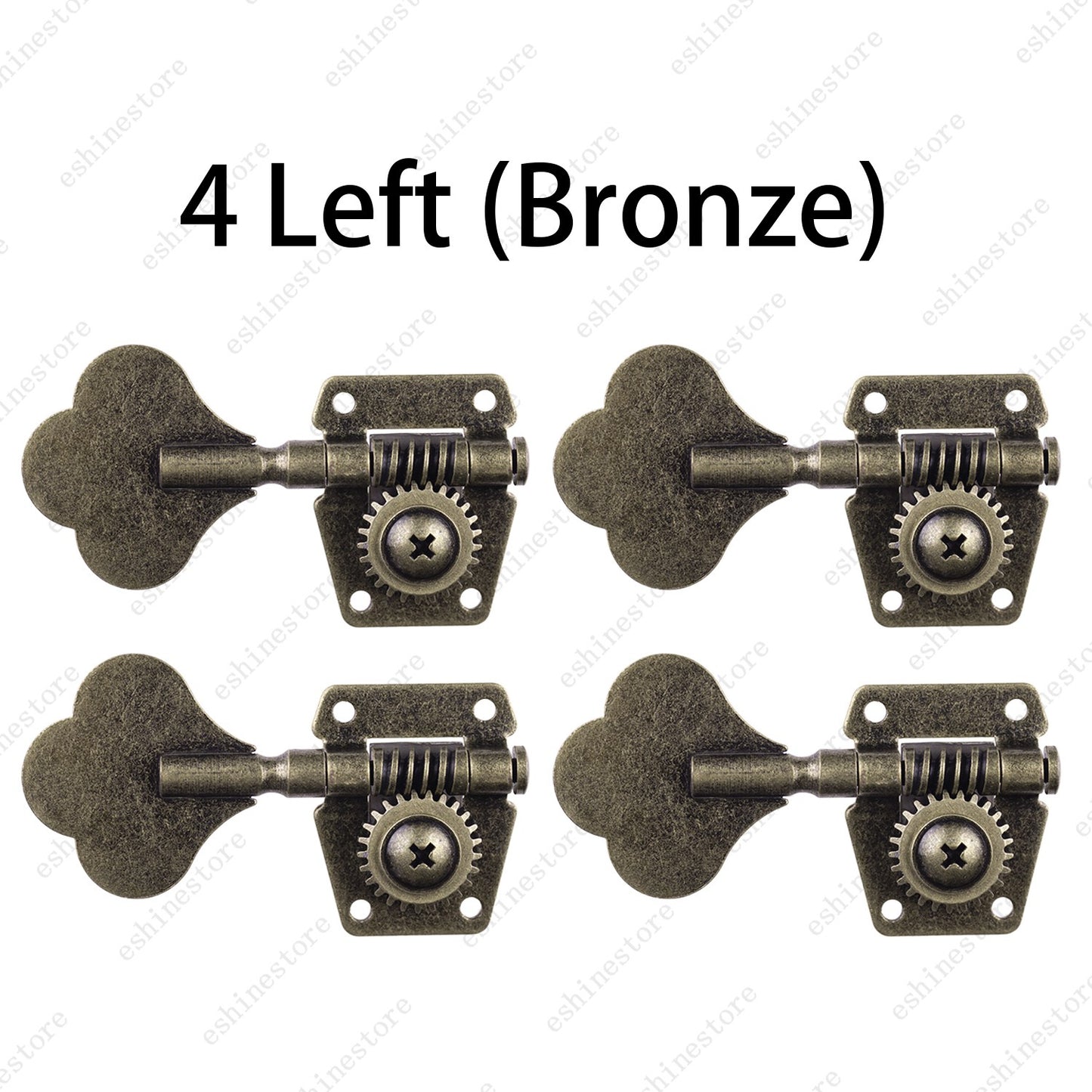 Relic Bass Vintage Open Machine Heads - 1:25 Ratio Gear Tuning Keys-Bronze