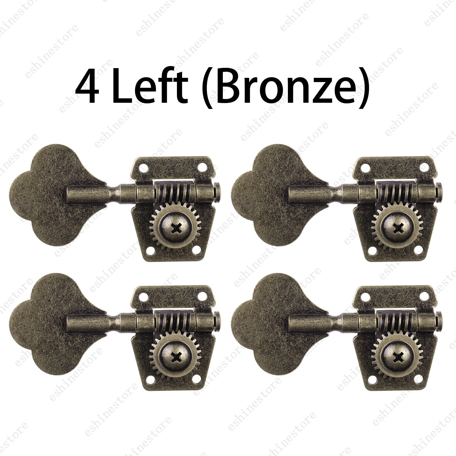 Relic Bass Vintage Open Machine Heads - 1:25 Ratio Gear Tuning Keys-Bronze