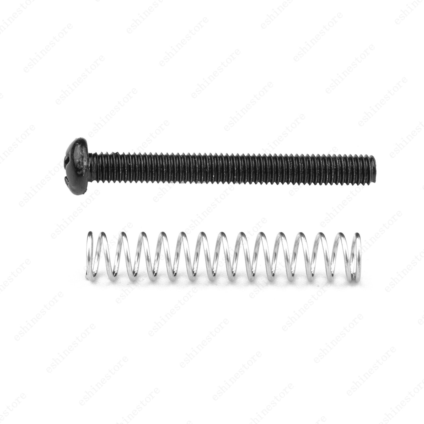 10-Pcs 27mm Metric Humbucker Pickup Height Screws with Spring For Les Paul SG