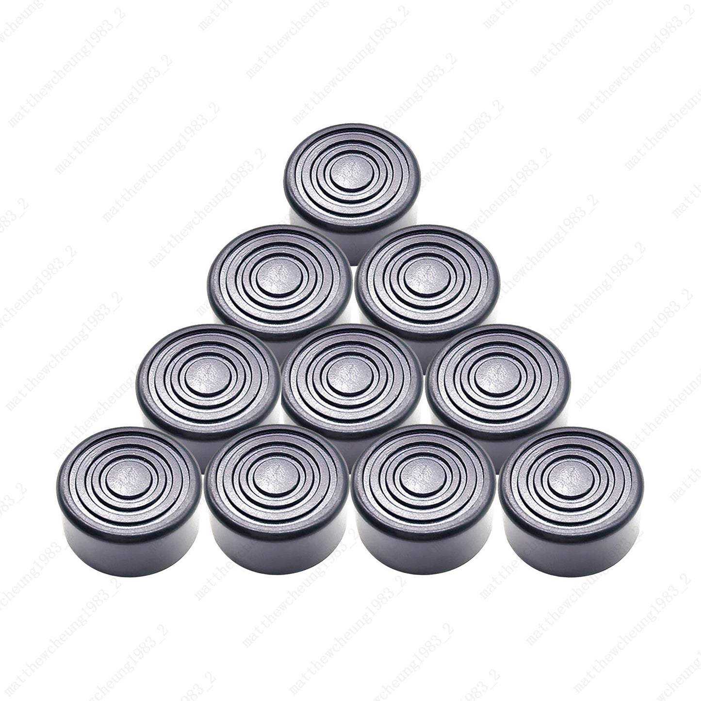10 Pcs Guitar Effect Pedal Footswitch Toppers Foot Nail Cap Protection Cap