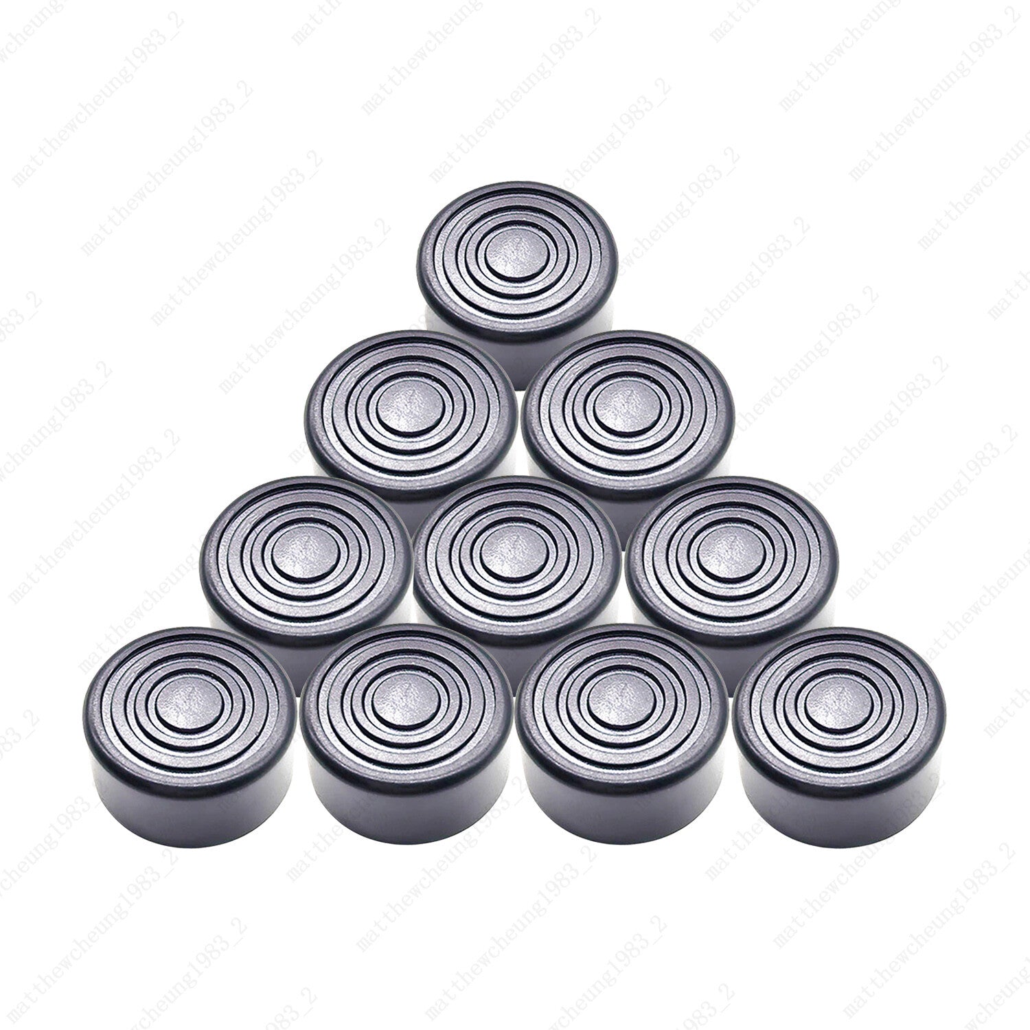 10 Pcs Guitar Effect Pedal Footswitch Toppers Foot Nail Cap Protection Cap