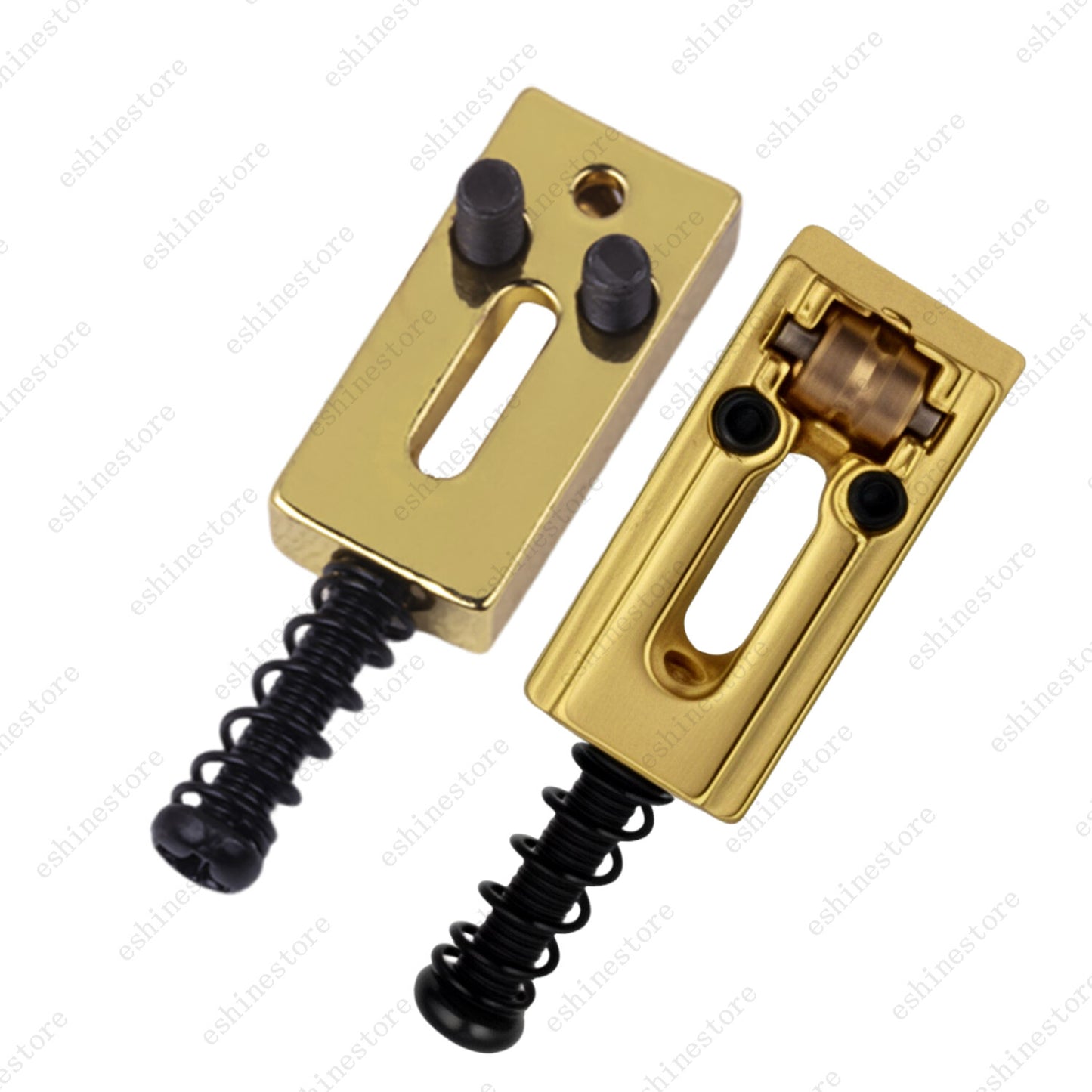 Electric Guitar Brass Roller Bridge Saddles for Stratocaster Tele Guitar 3Colors