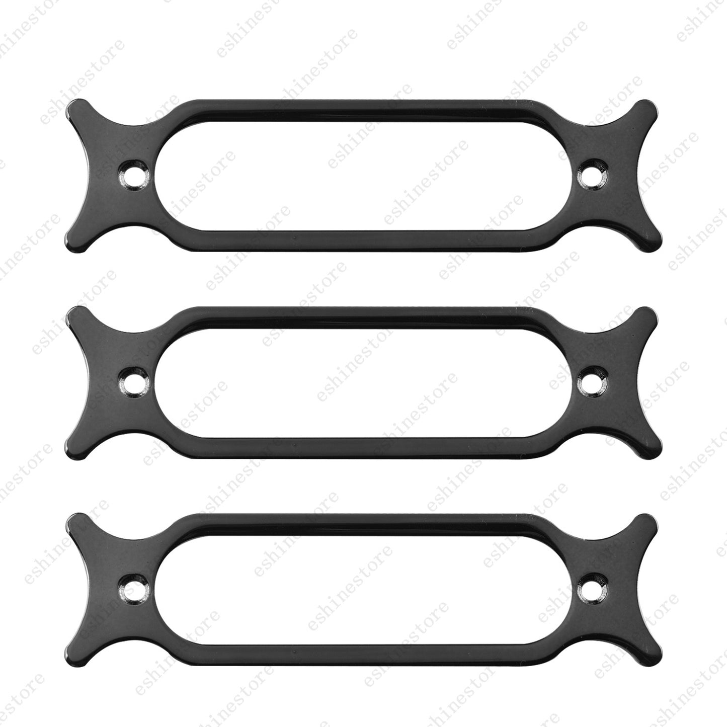 Electric Guitar Single Coil Pickup Plates Holder Bracket Mounting Ring