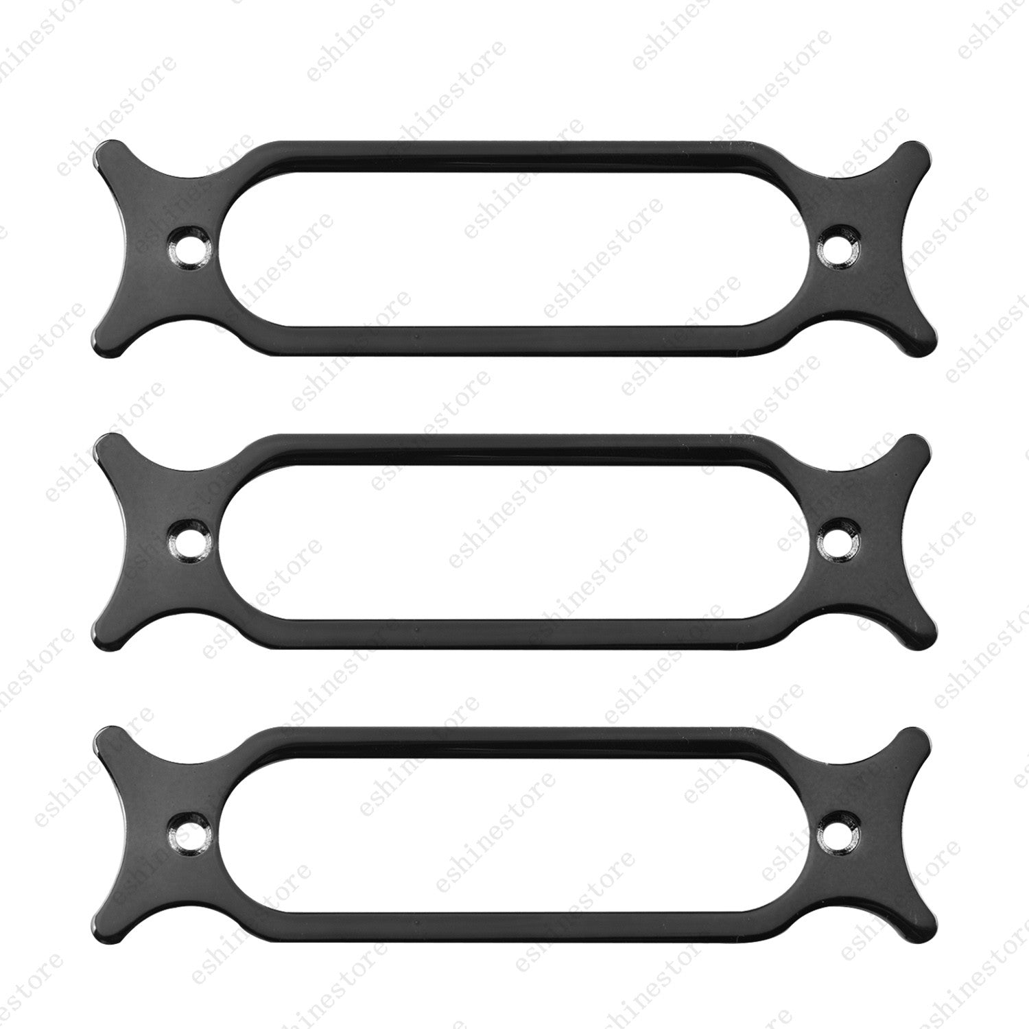 Electric Guitar Single Coil Pickup Plates Holder Bracket Mounting Ring