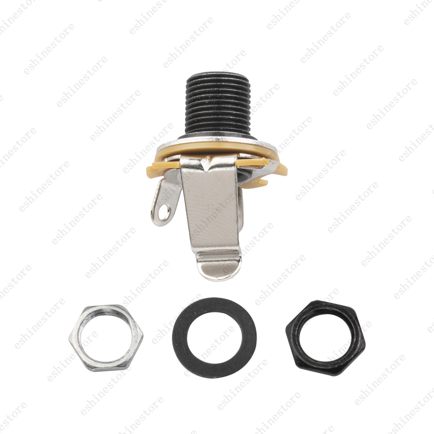 1x Female Guitar/Bass Output/Input Jack 6.35mm TS Mono Panel Mount Jack 3 Color