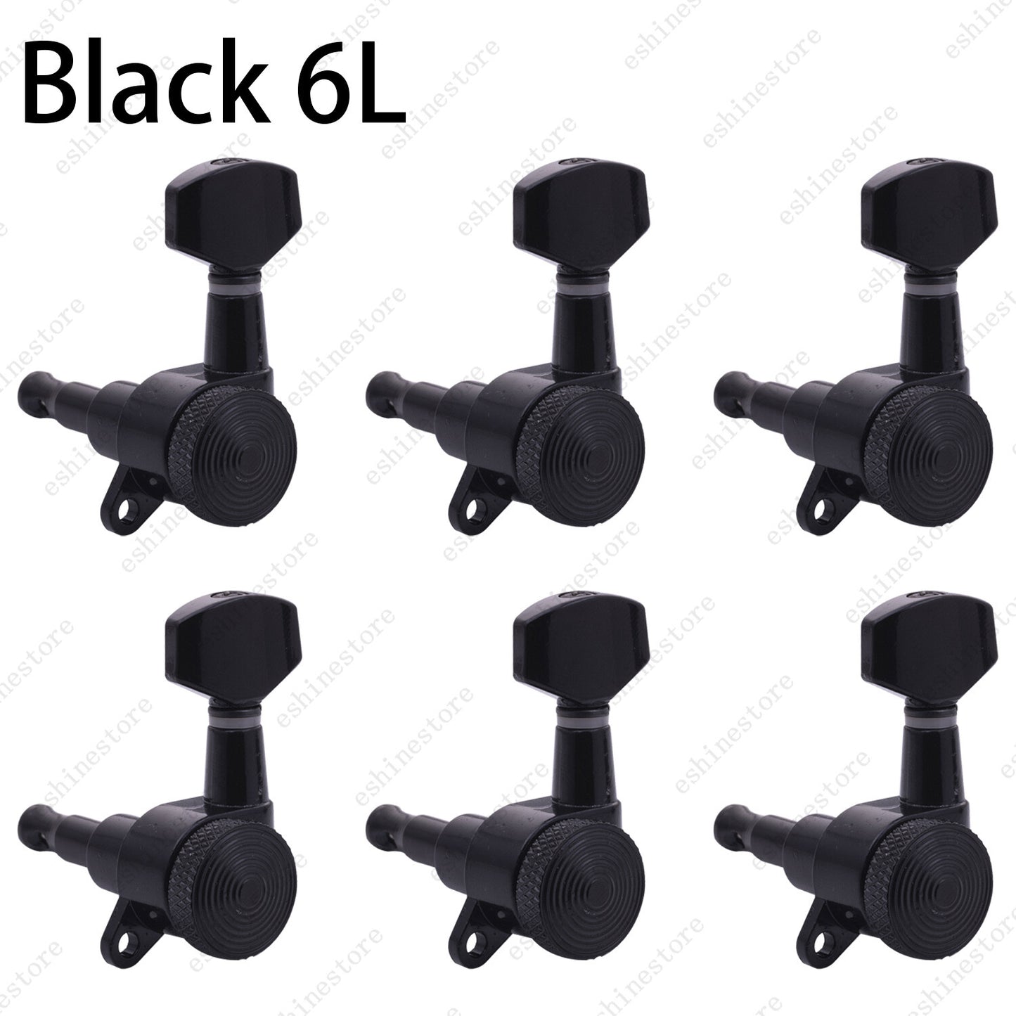 Inline Guitar Tuning Peg Locking Tuners Machine Heads Key 1:18 for Strat ST