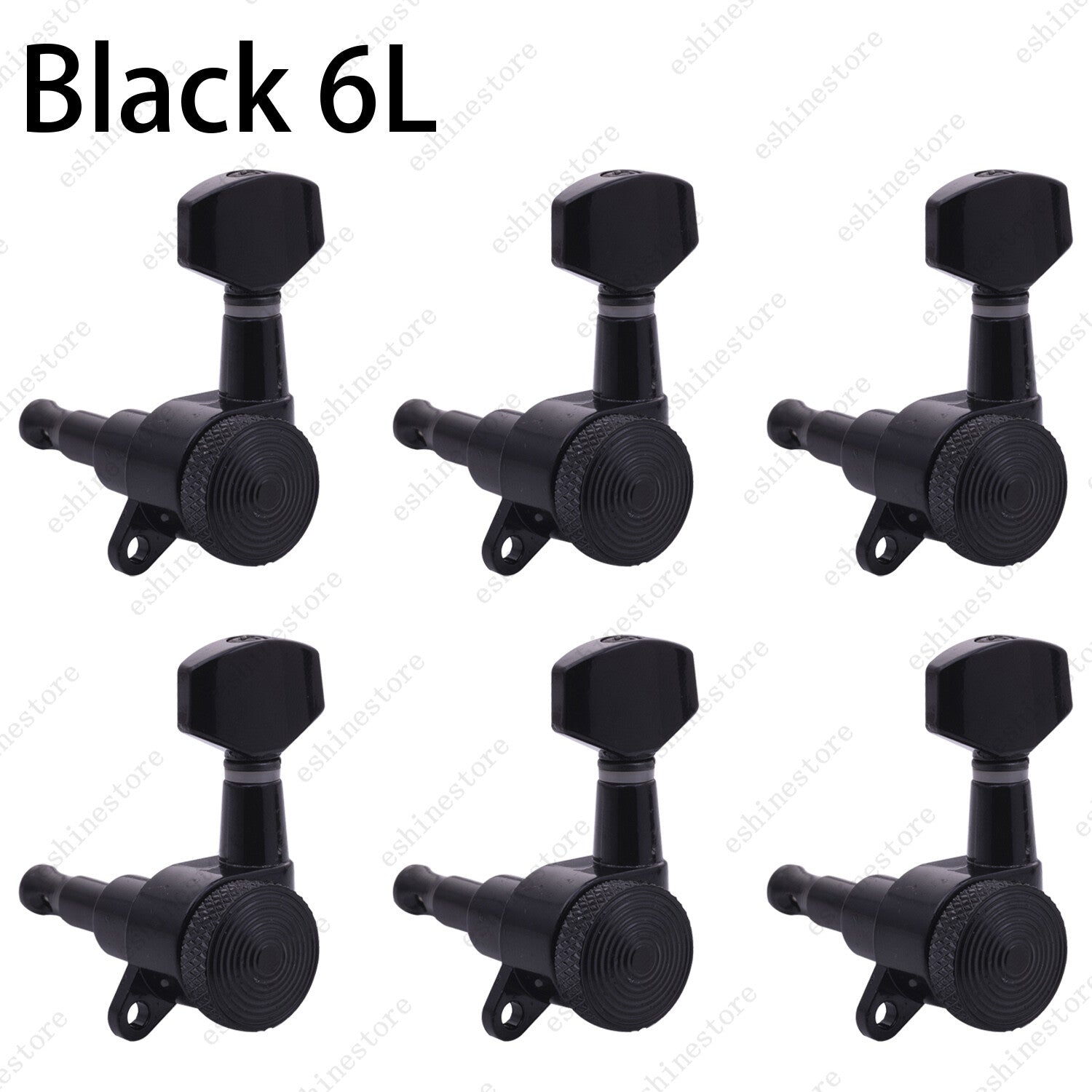 Inline Guitar Tuning Peg Locking Tuners Machine Heads Key 1:18 for Strat ST