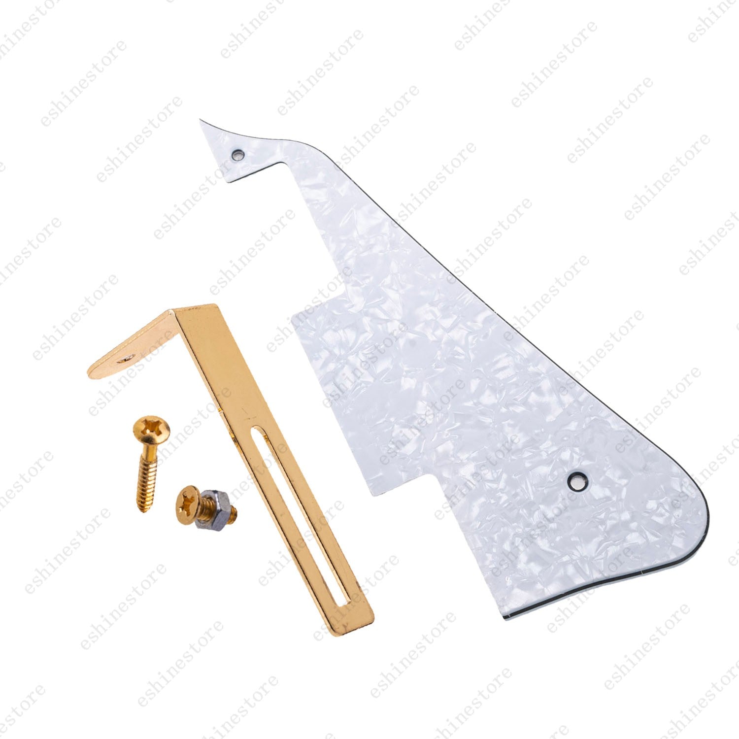 12 Color Guitar Pickguard with Gold Bracket Mounting Screws Set For Les Paul