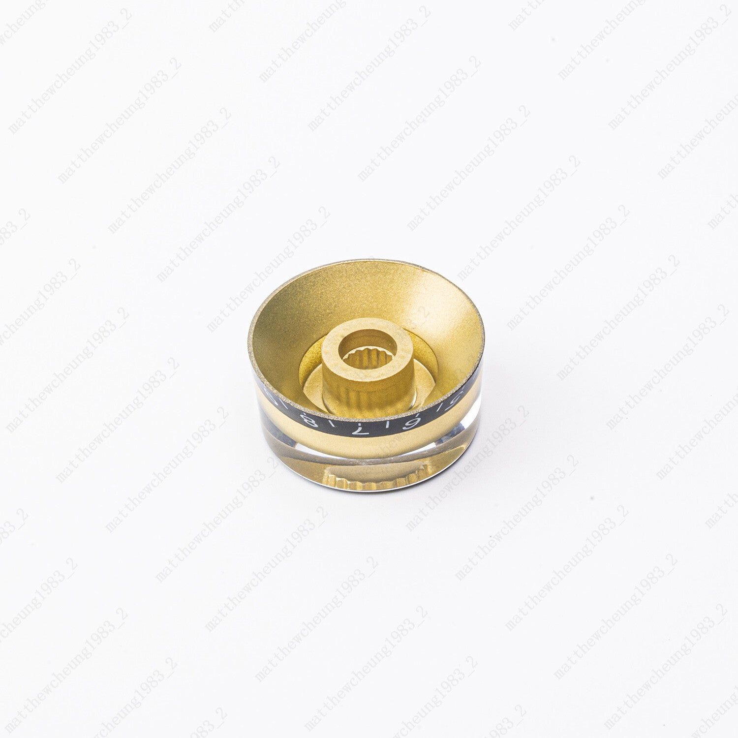 4 Pcs Gold/Black Electric Guitar Control Knobs Speed Dial Knobs for SG Les Paul