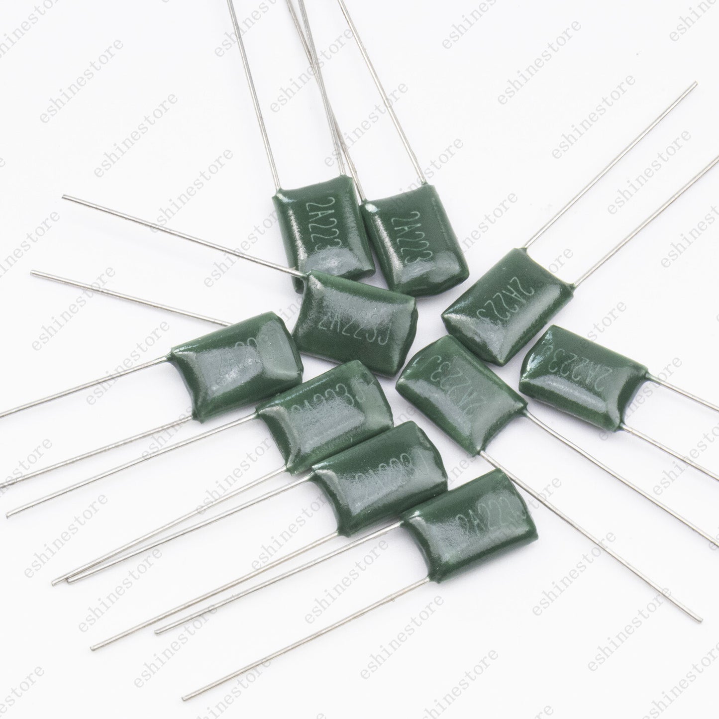 Set of 10 Polyester Film Capacitors .033/.068/.022/.047uf - 100v Guitar Tone
