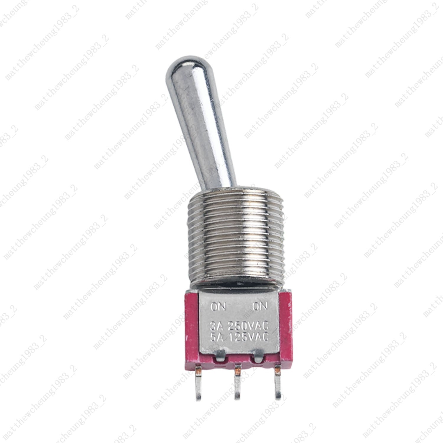 1/3/5 x Guitar/AMP Fat Bat Toggle Switch SPDT 3 Pin 2-Position ON-ON Sealed