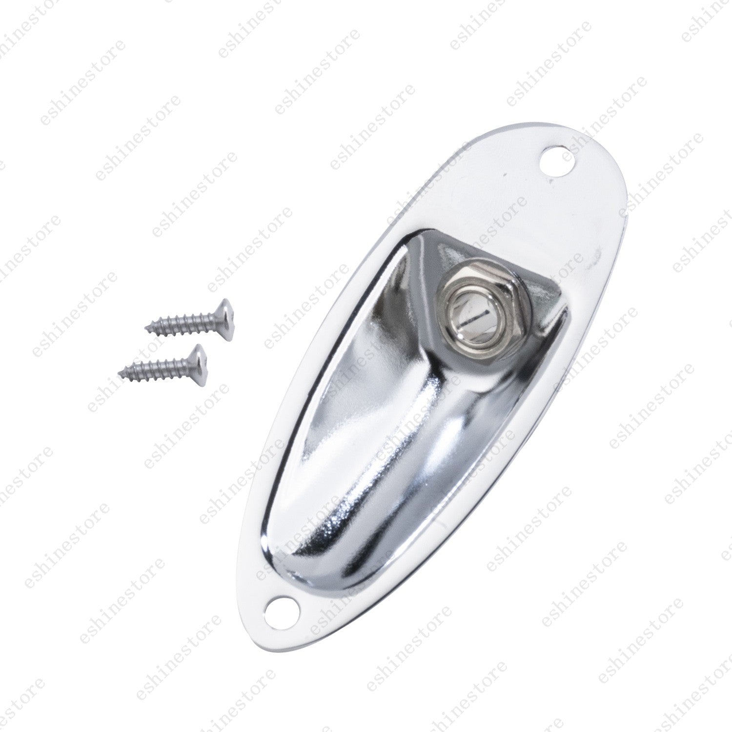 Guitar Boat Jack Plate Input Output Socket with Screws for Fender Strat 5 COLORS