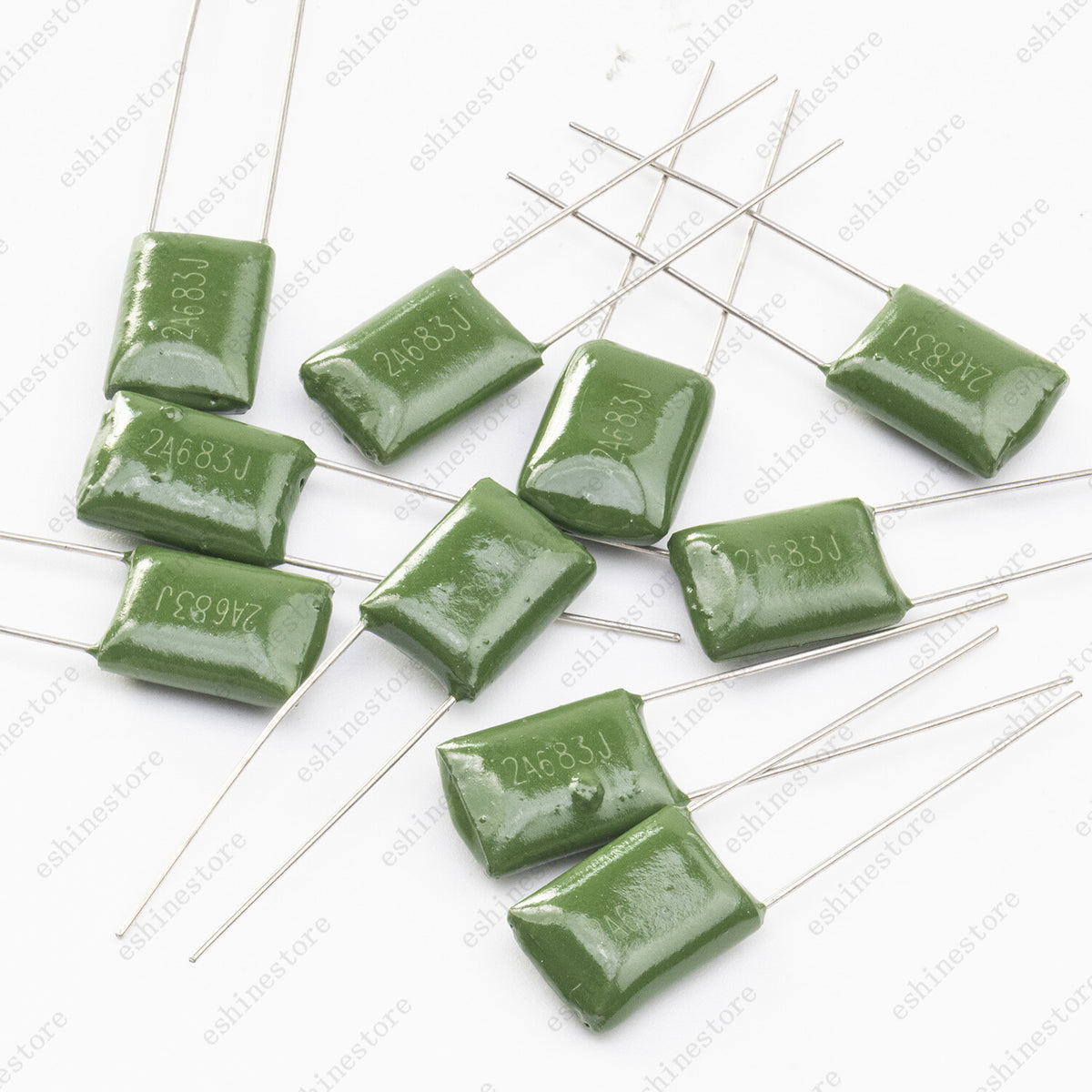 Set of 10 Polyester Film Capacitors .033/.068/.022/.047uf - 100v Guitar Tone