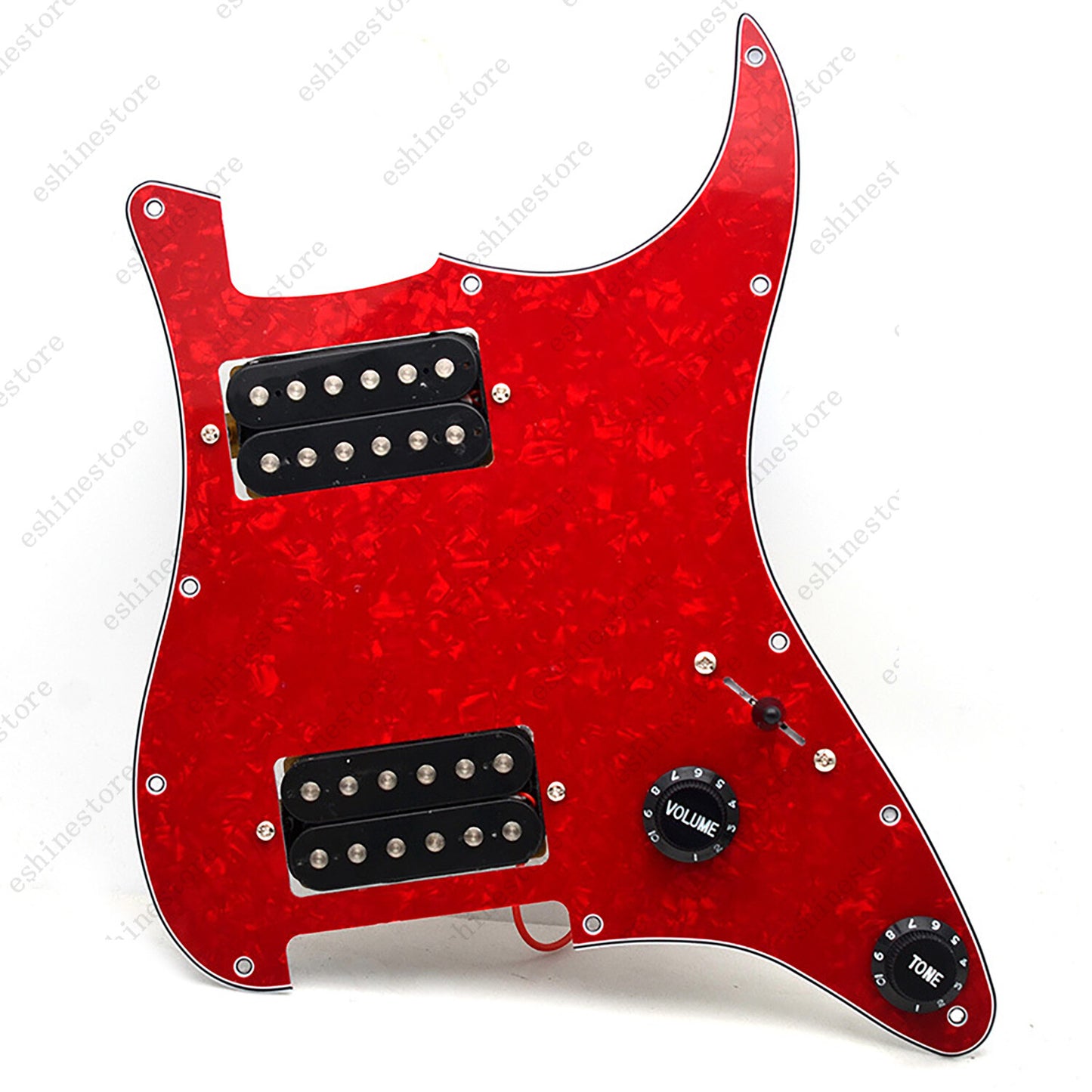 11 Hole HH Strat Style Loaded Pickguard For Stratocaster Various Colors US SHIP