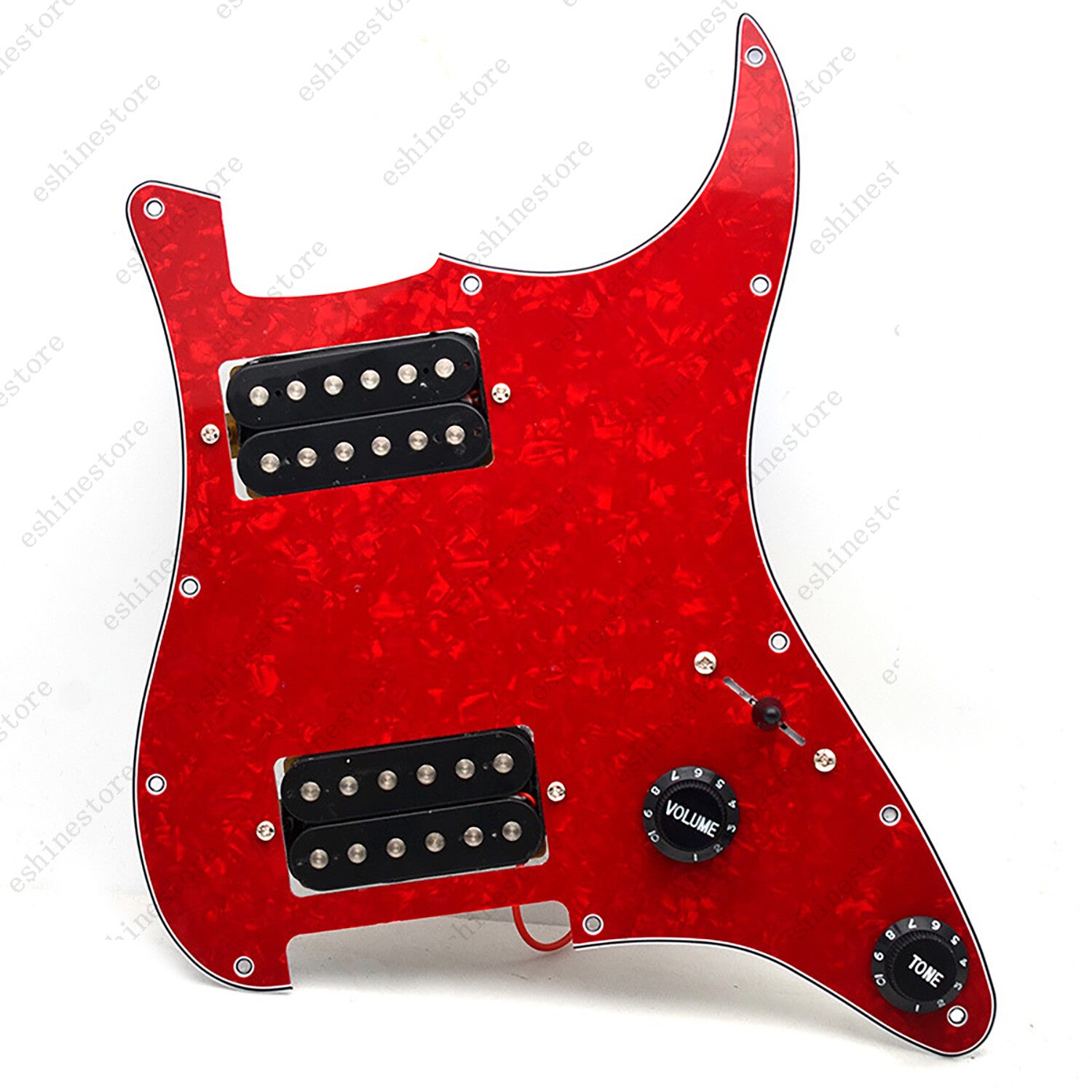 11 Hole HH Strat Style Loaded Pickguard For Stratocaster Various Colors US SHIP
