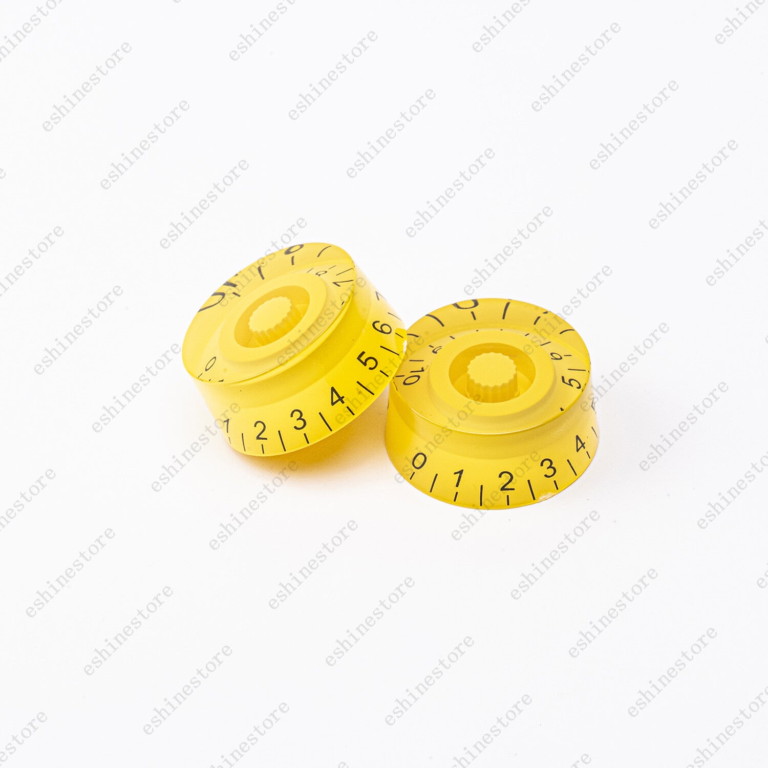 4 Pcs Yellow Electric Guitar Control Knobs Speed Knobs For Les Paul SG Guitar