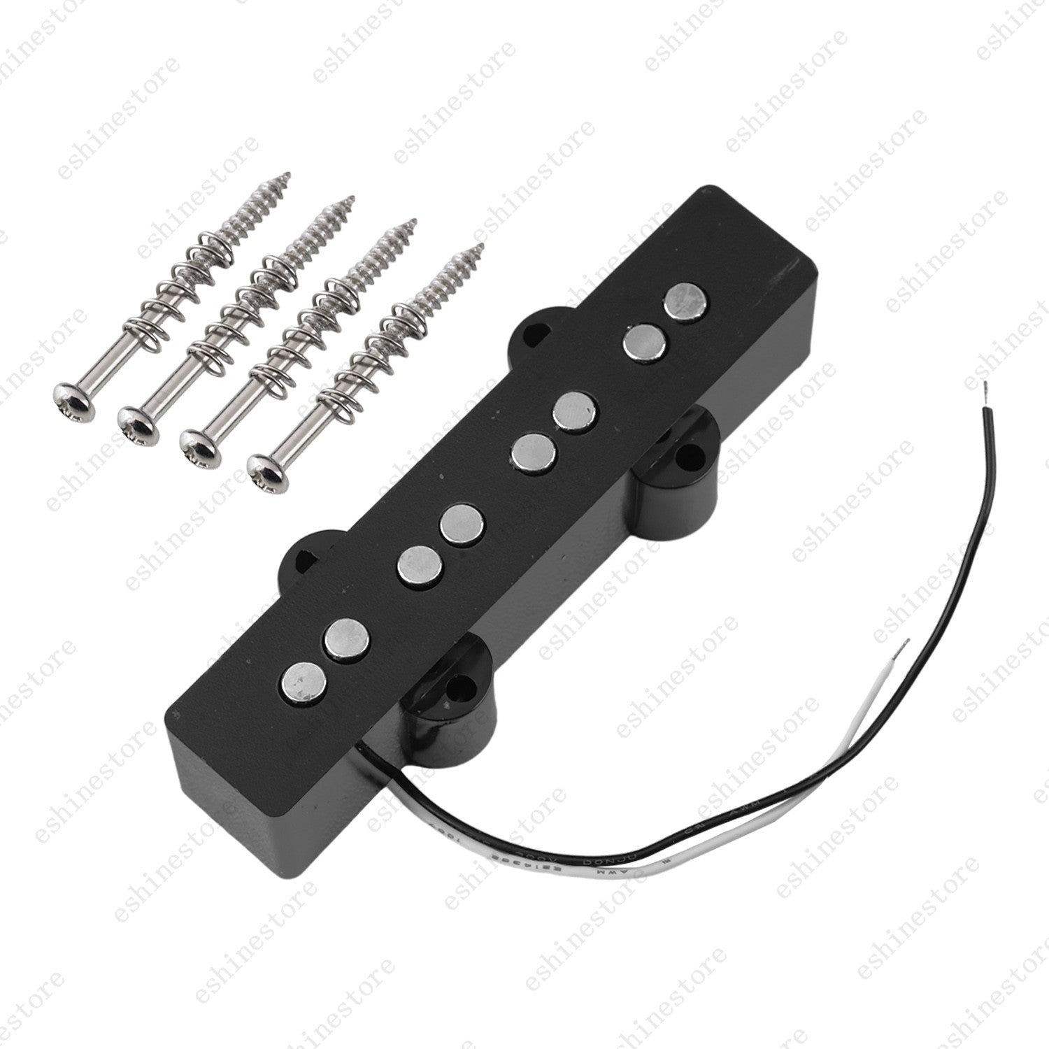 Open-style 4-string Ceramic Magnet Neck&Bridge Pickup for Fender Jazz J Bass