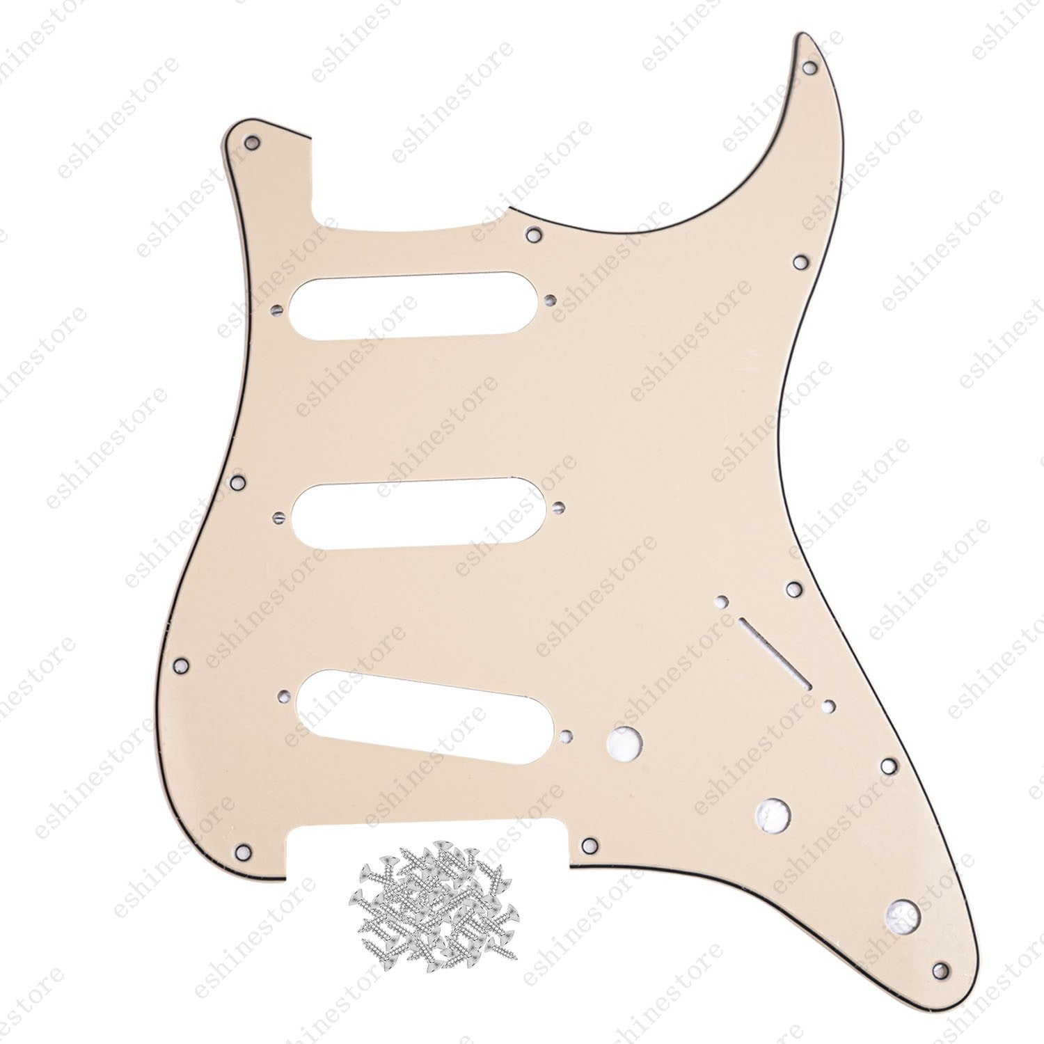 11 Hole SSS Strat Style Pickguard for USA MIM Standard Fender Start Multicolor