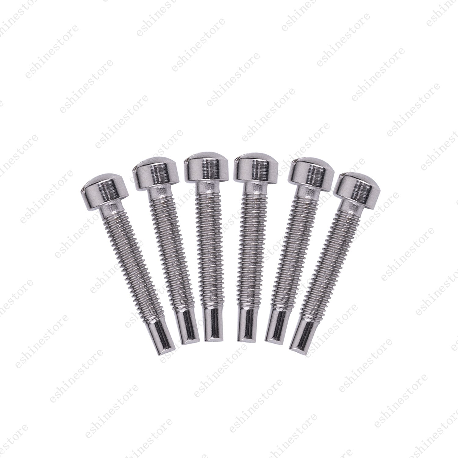 Set of 6 Electric Guitar Pole Piece Screws M3 x 21mm For Humbucker P90 PAF