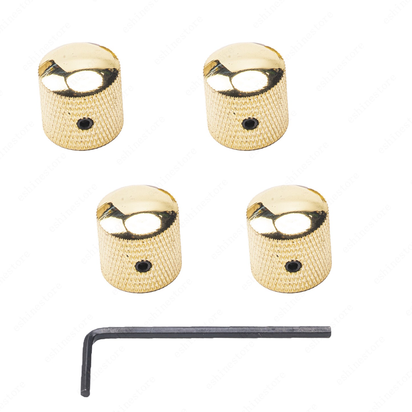1/2/3/4 Pcs Guitar Volume Tone Control Knobs 18/24 Spline Metal For Strat LP SG