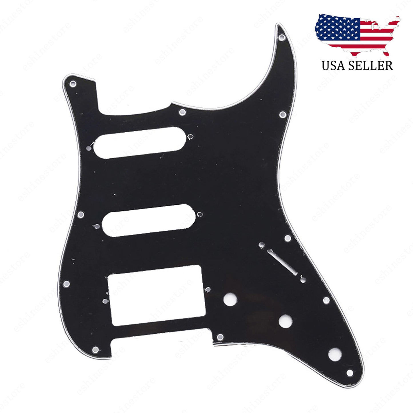 11 Holes SSH Strat Style Pickguard For Stratocaster Various Colors US Ship