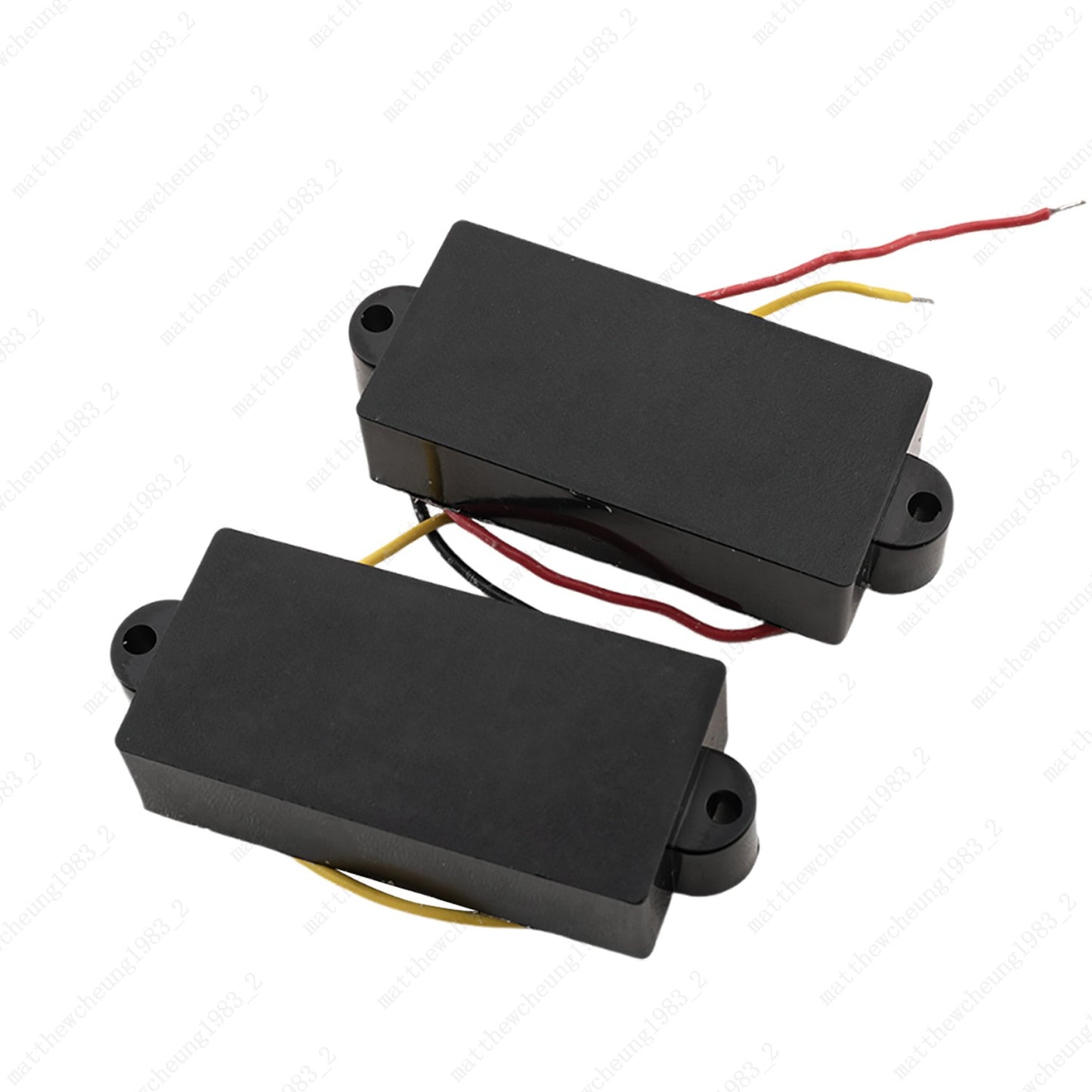 A Set of 4 String Bass pickup Ceramic Sealed Pickup w/ Screws for P Bass Guitar