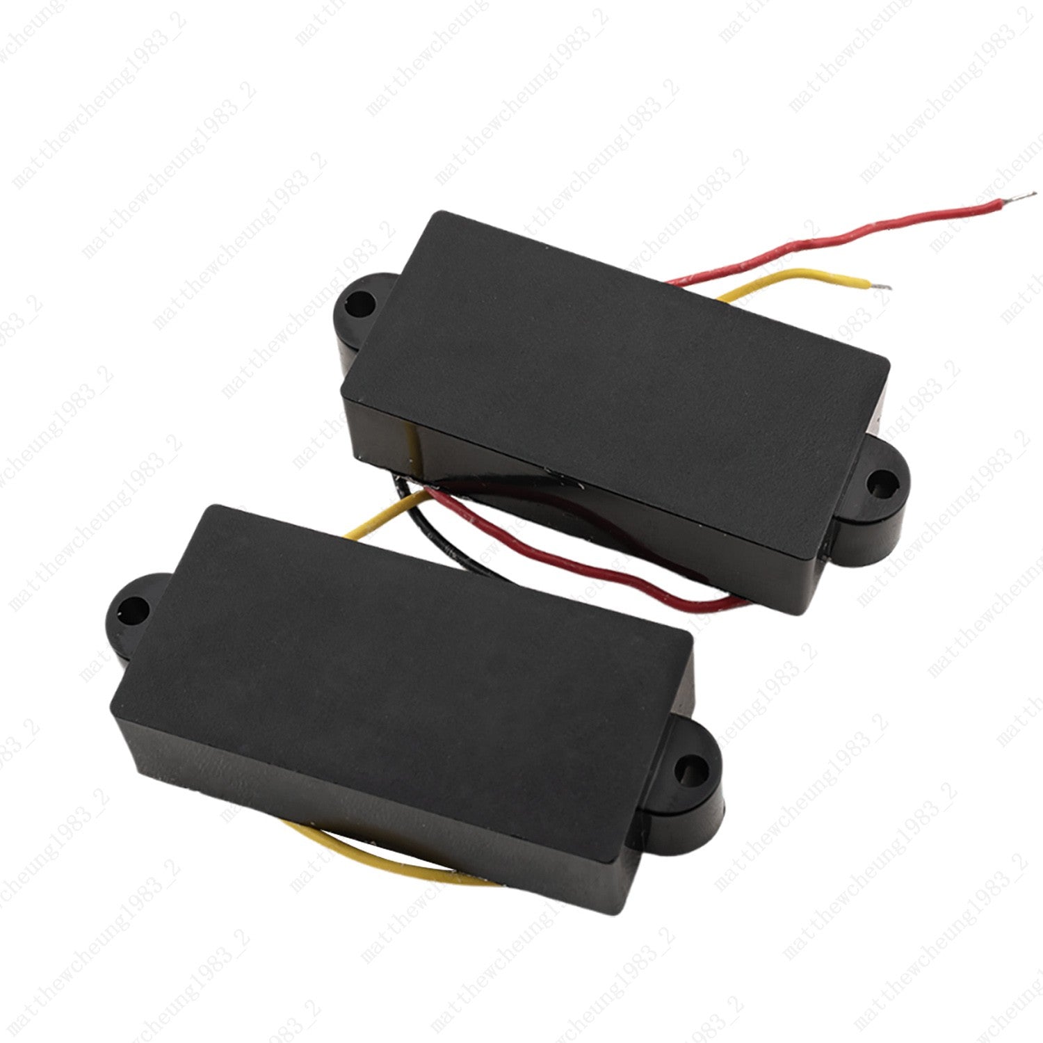 A Set of 4 String Bass pickup Ceramic Sealed Pickup w/ Screws for P Bass Guitar