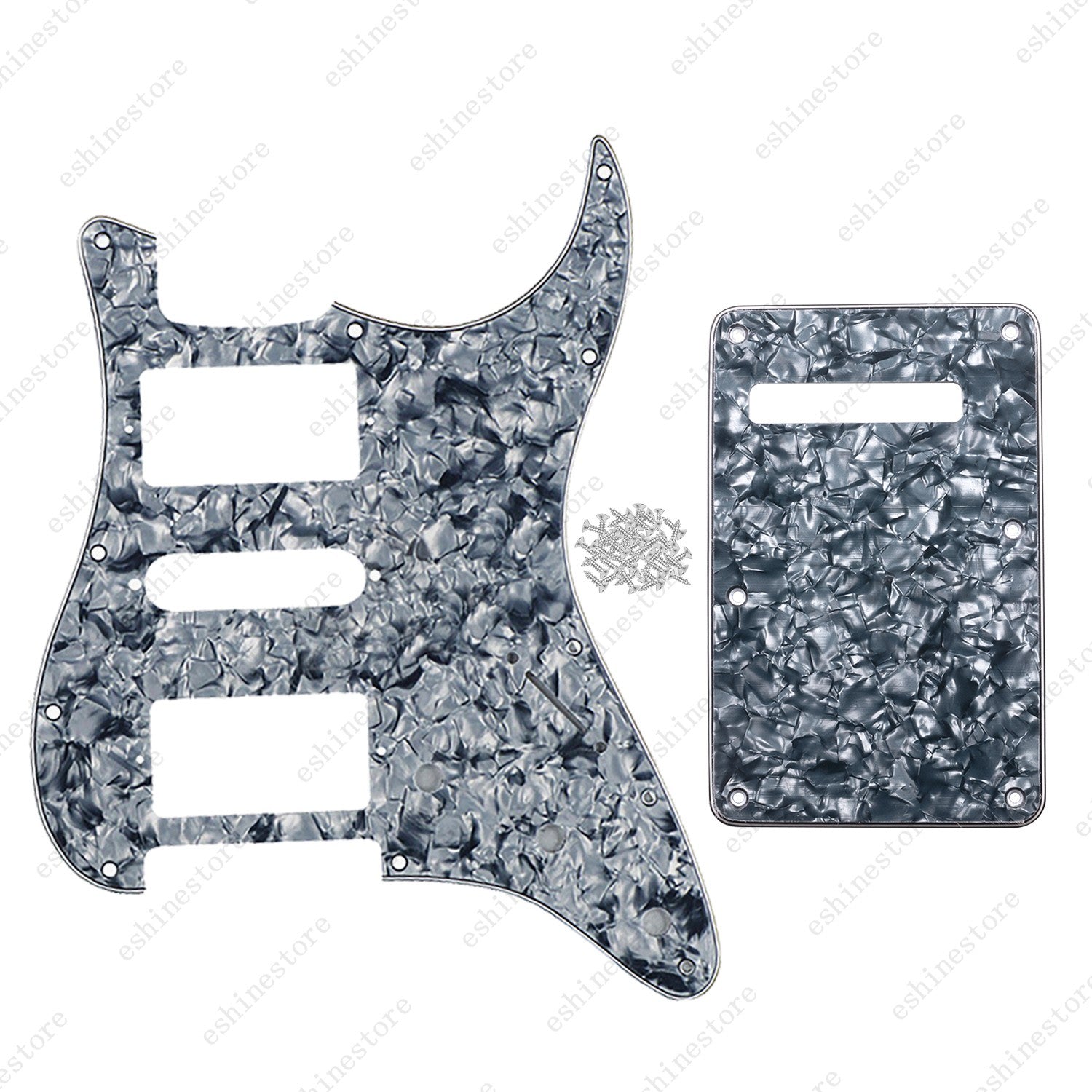 Guitar HSH 3Ply Pickguard & Back Plate Multi Colors For USA MIM FENDER Strat