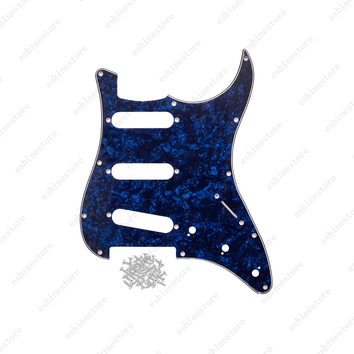 SSS 11-Hole ST Style Guitar Pickguard Pick Guard Scratch Plate Multicolors