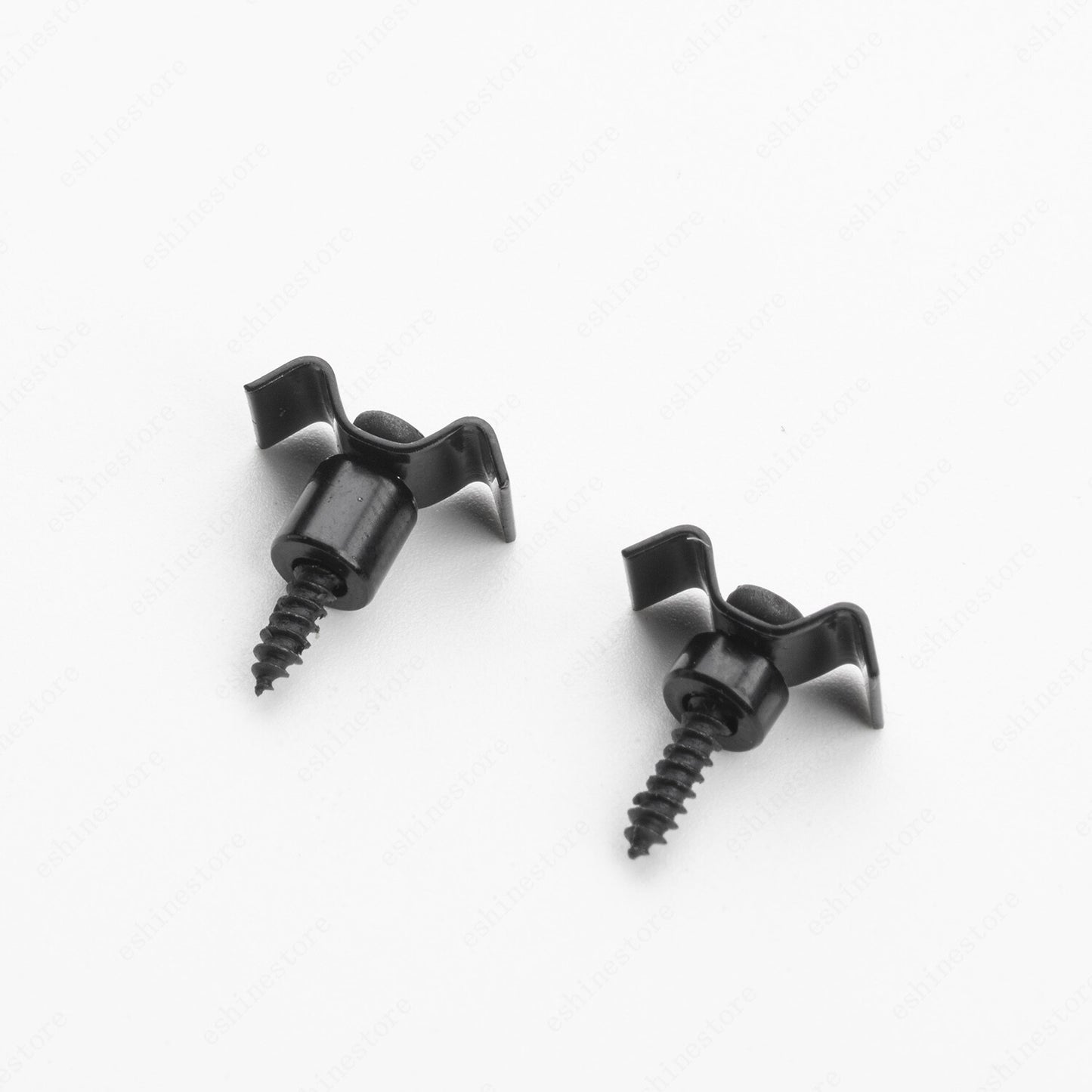 Guitar String Trees String Retainer Guides for Strat Tele Guitar Bass 2pcs Black