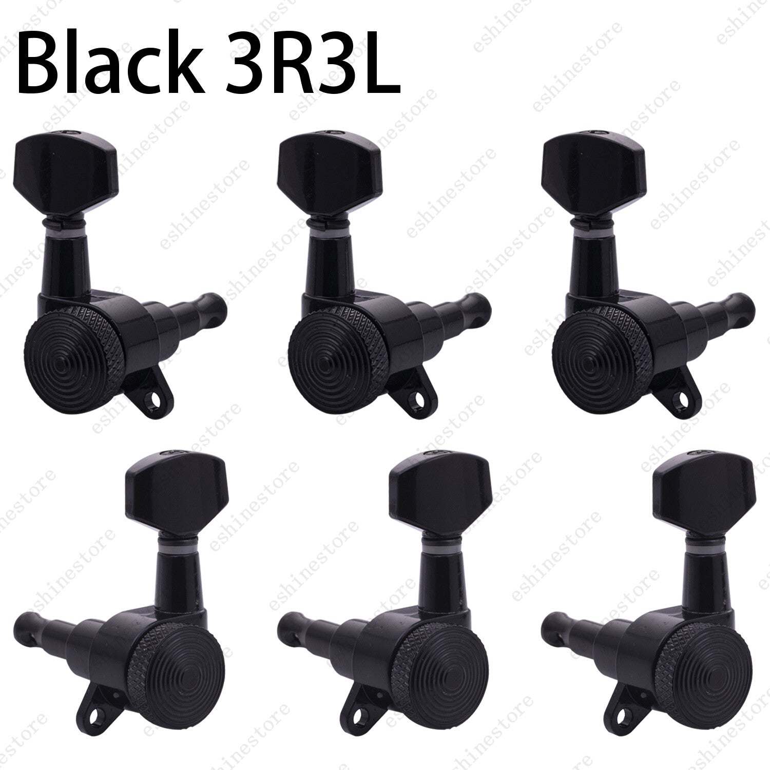 Inline Guitar Tuning Peg Locking Tuners Machine Heads Key 1:18 for Strat ST