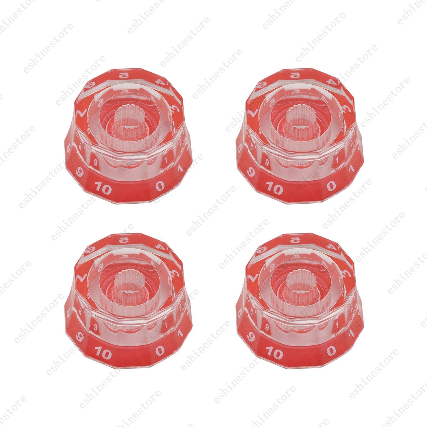 4 Pcs Guitar Knobs Dodecagon Speed Control Volume Tone Knobs For Les Paul LP/SG