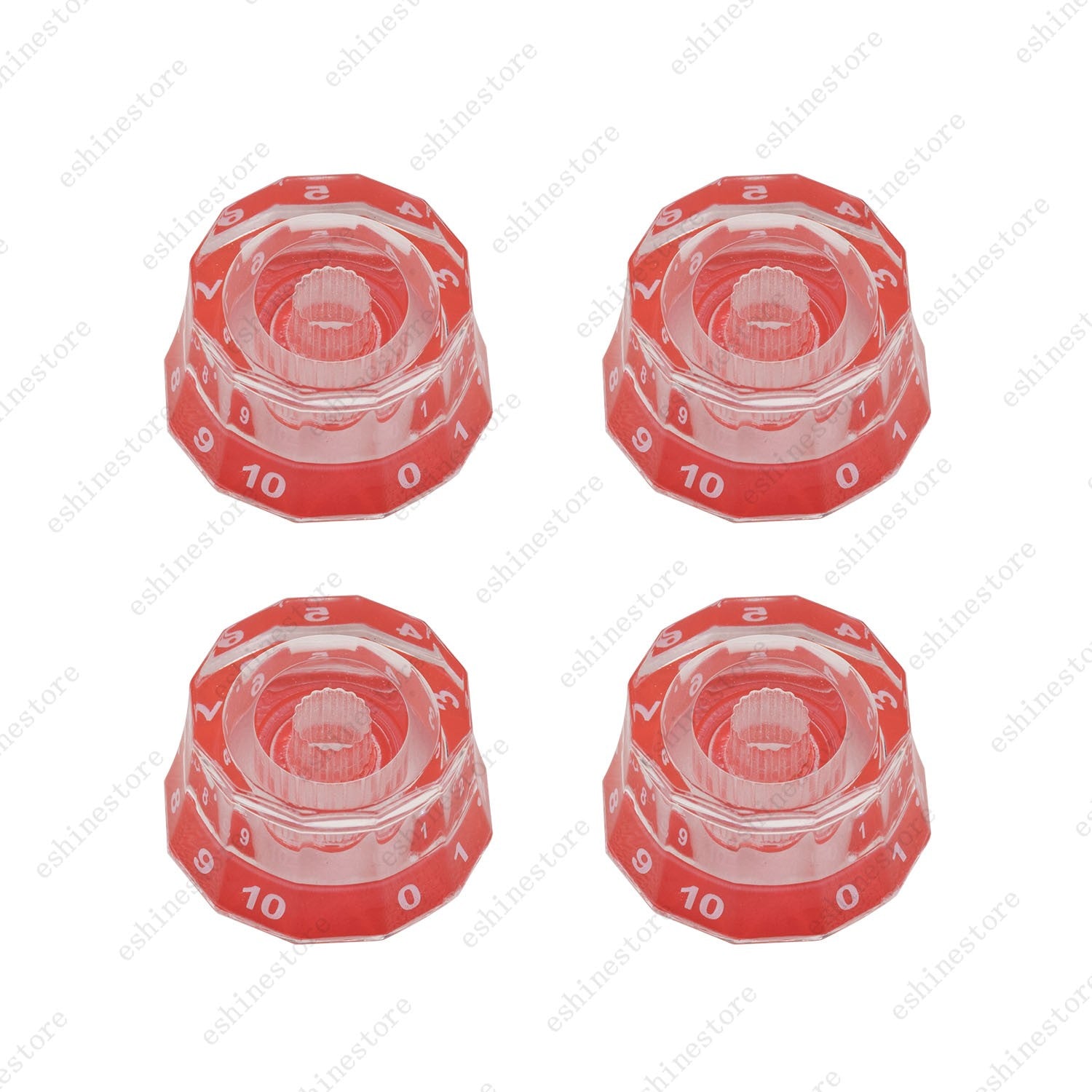 4 Pcs Guitar Knobs Dodecagon Speed Control Volume Tone Knobs For Les Paul LP/SG