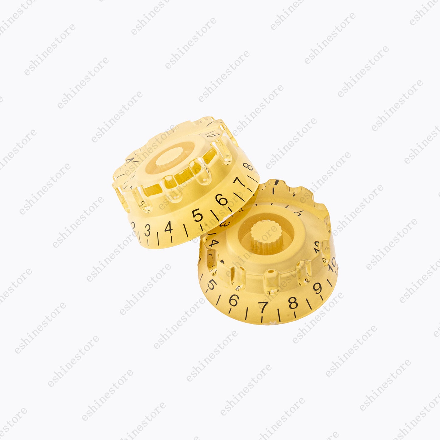 4x Yellow LP Style Guitar Control Knobs Speed Dial Knobs for Les Paul SG Guitar