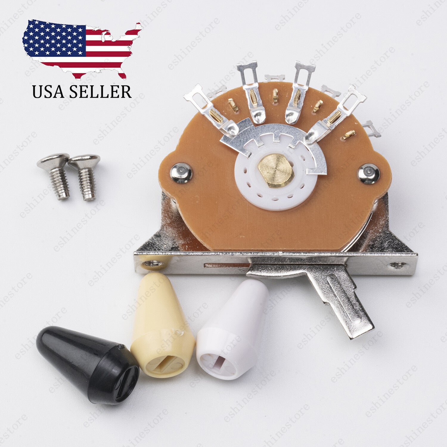 Eletric Guitar 3-Way Switch Pickup Selector Switch for Strat/Tele with 3 Tips