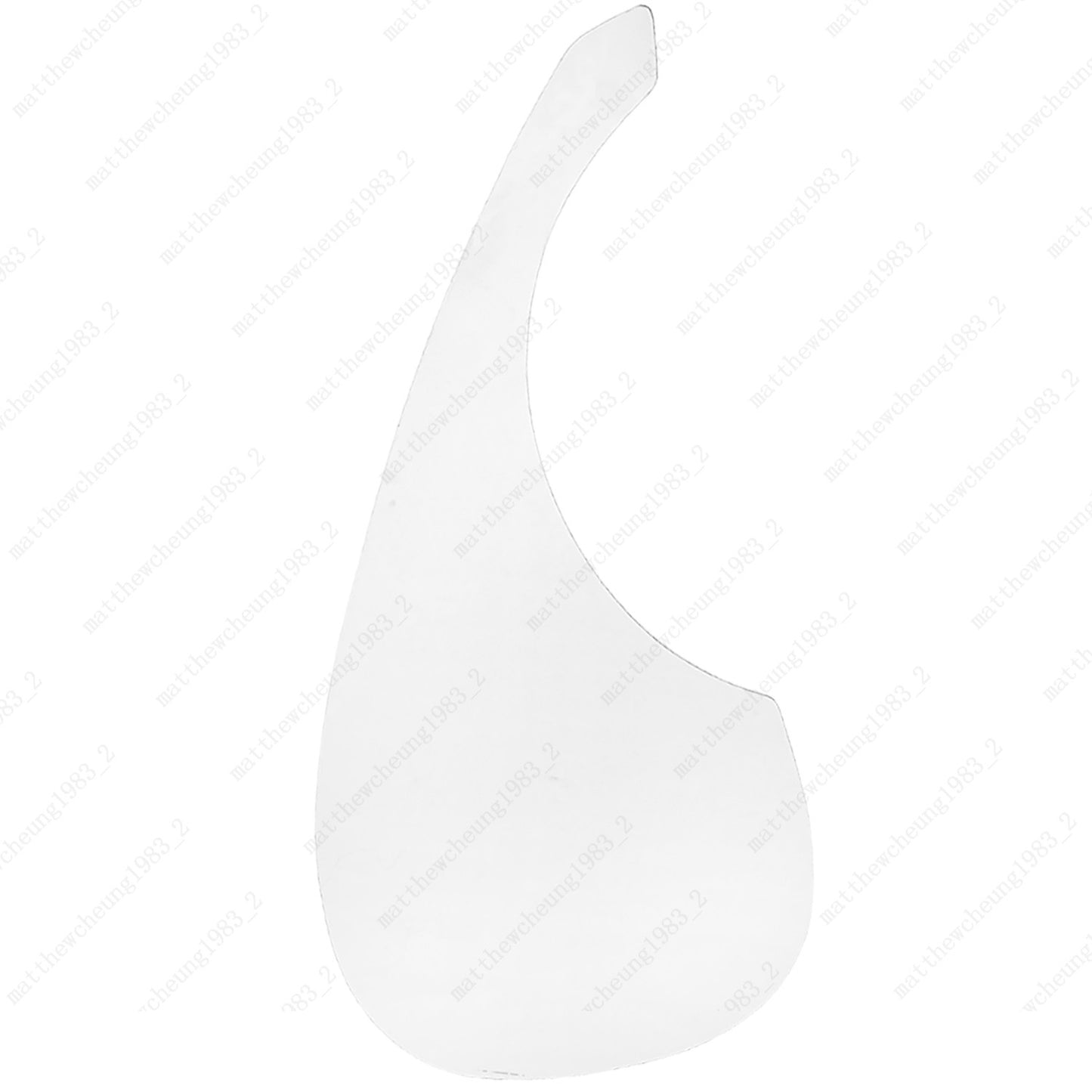 Guitar Pickguard Left Handed Self Adhesive for 40/41" Acoustic Guitar Tansparent