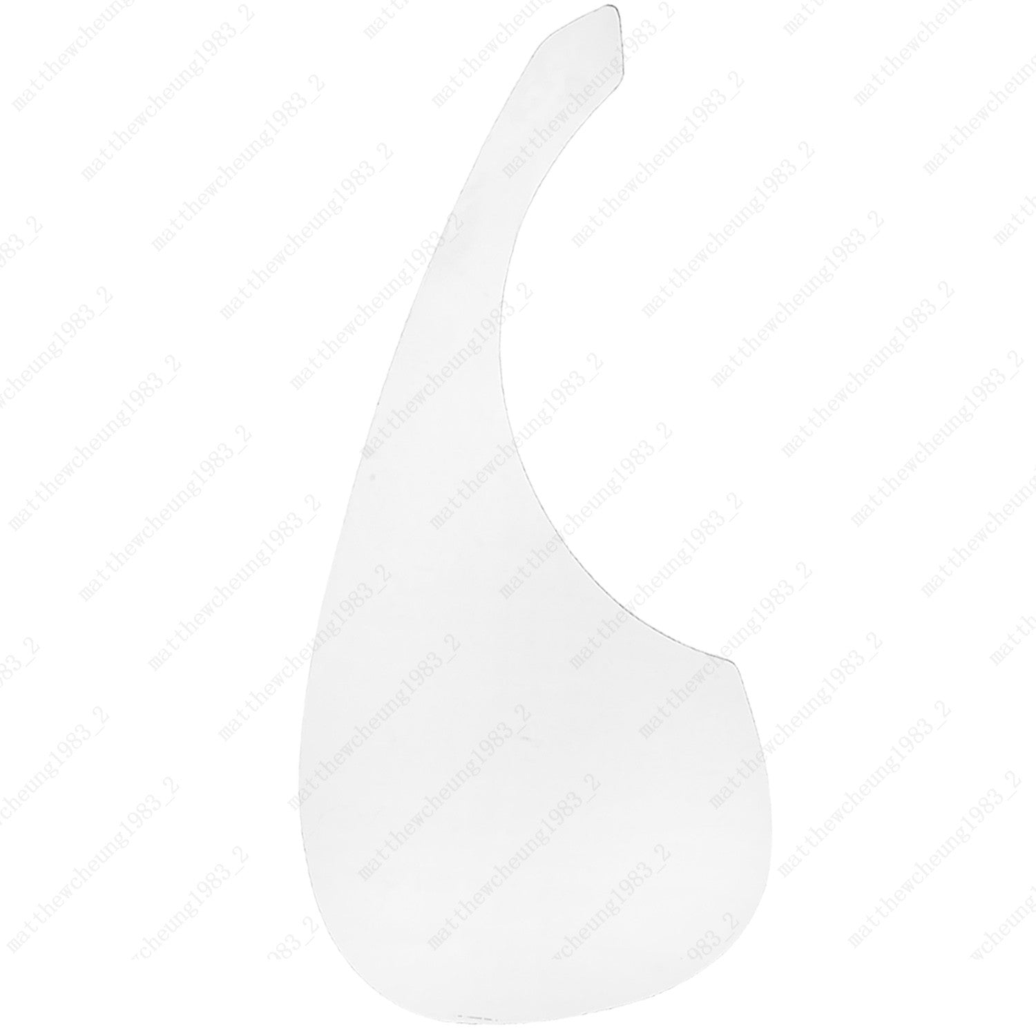 Guitar Pickguard Left Handed Self Adhesive for 40/41" Acoustic Guitar Tansparent