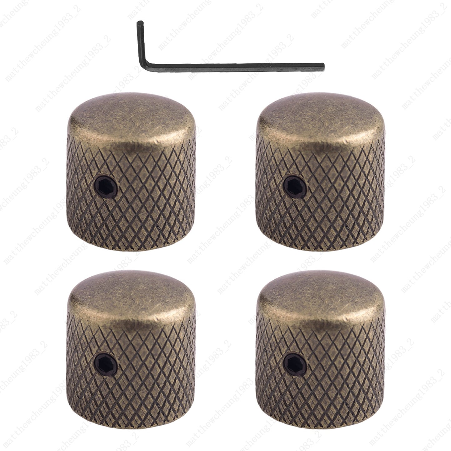 1/2/3/4 pcs 18-Splines Metal Guitar Dome Volume Tone Knob For Les Paul SG 2Color