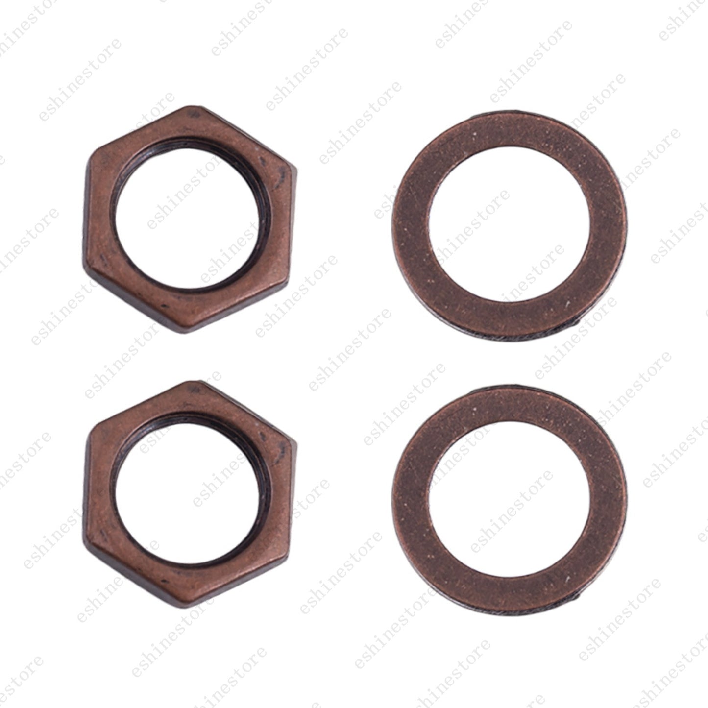US 3/8" Guitar Pot/Jack Hex Nuts Washers for US CTS Pots & Switchcraft Jacks