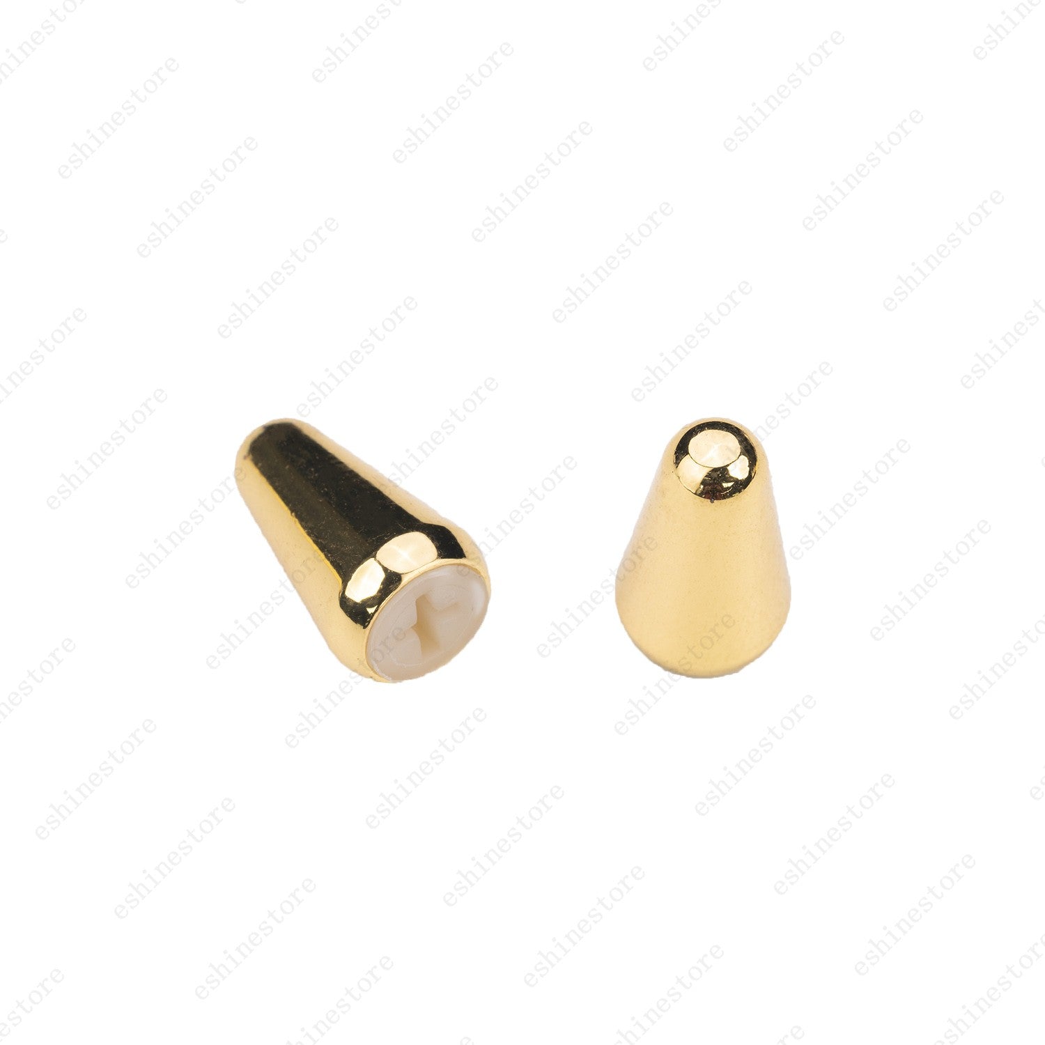 2 Pcs Guitar 3-5 Way Switch Metal Tip Cap Switch Knob For Fender Stratocaster