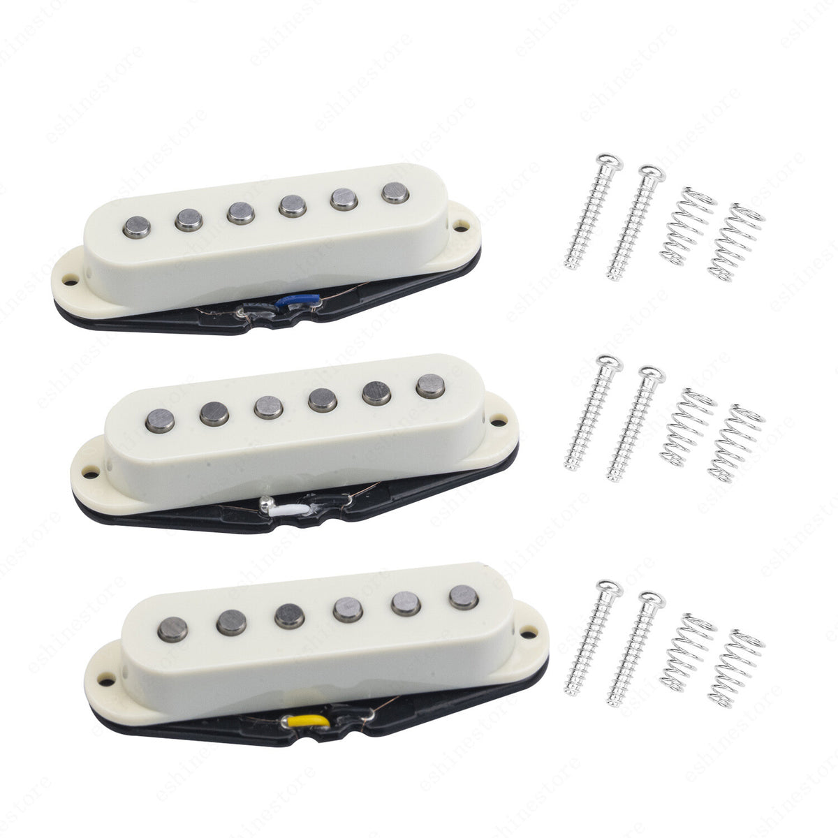 Single Coil SSS Alnico V Magnet Pickup Guitar Neck Middle Bridge for Strat