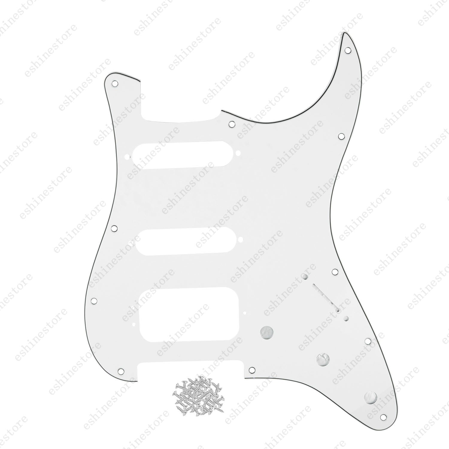11-Hole HSS Pickguard w/ Screw For US MIM Fender Modern/Player (3-Screw Hum)