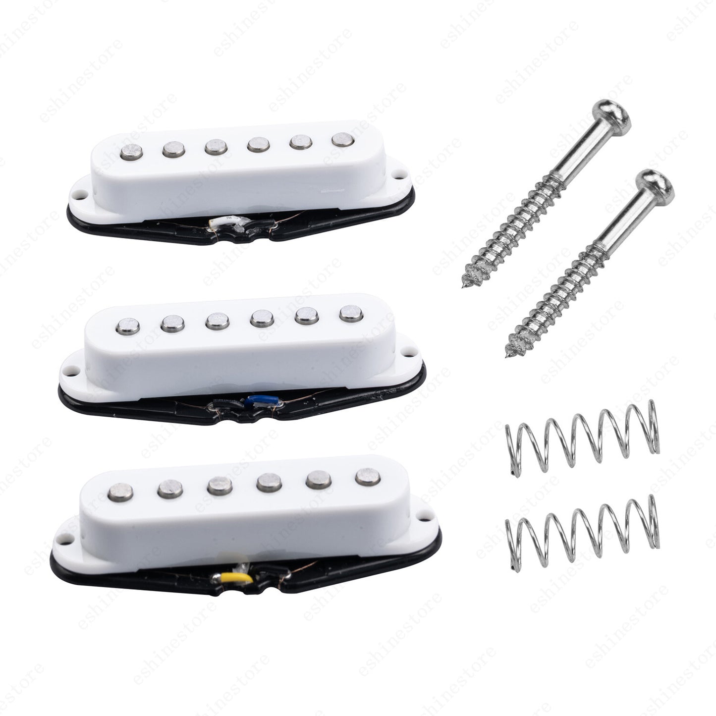 3 PCS SSS Single Coil Ceramic Pickup Set For ST Strat Guitar Mulit Colors