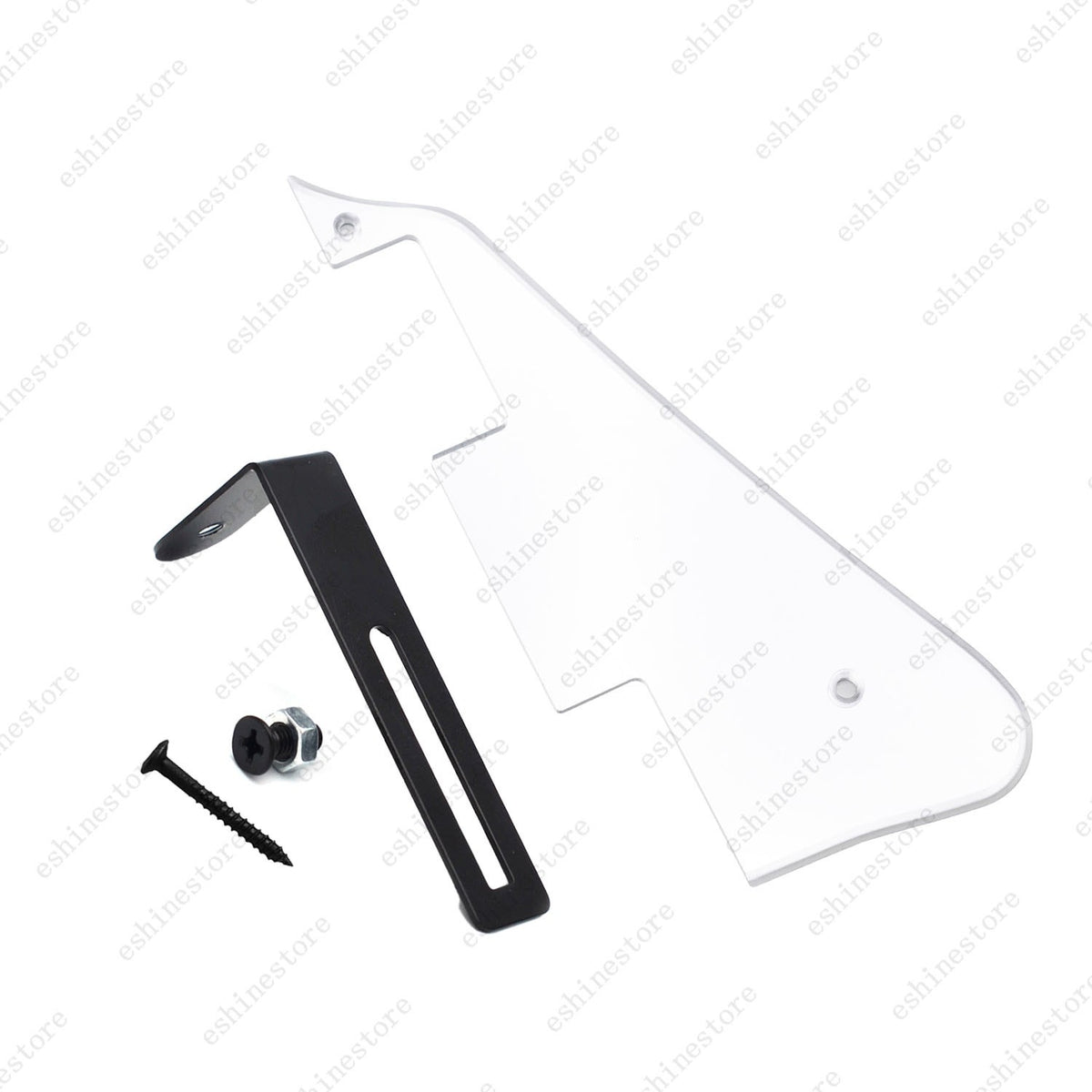 Multicolor Guitar Pickguard with Black Bracket Mounting Screws Set for Les Paul