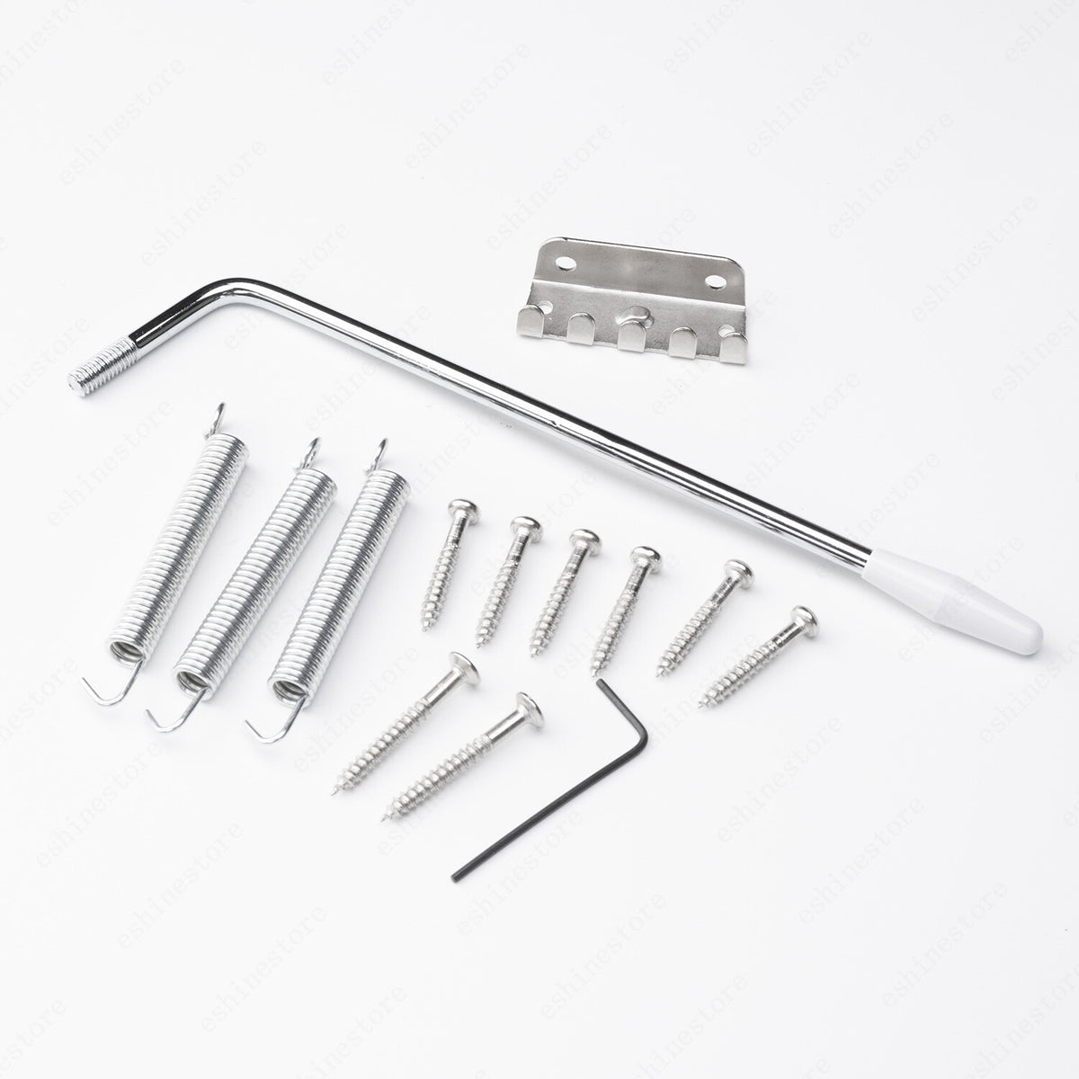 Chrome Tremolo Bridge 6 String Single Locking System for Fender SQ Strat ST
