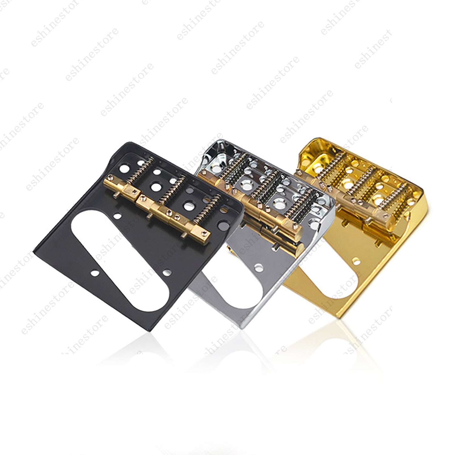 Tele Guitar single Bridge Compensated Brass Saddle Cut-Down Sides For Telecaster