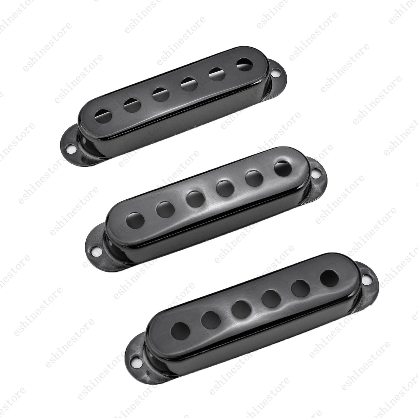 3 Pcs Brass Metal SSS Single Coil Pickup Covers For Fender SQ Strat 5 Colors